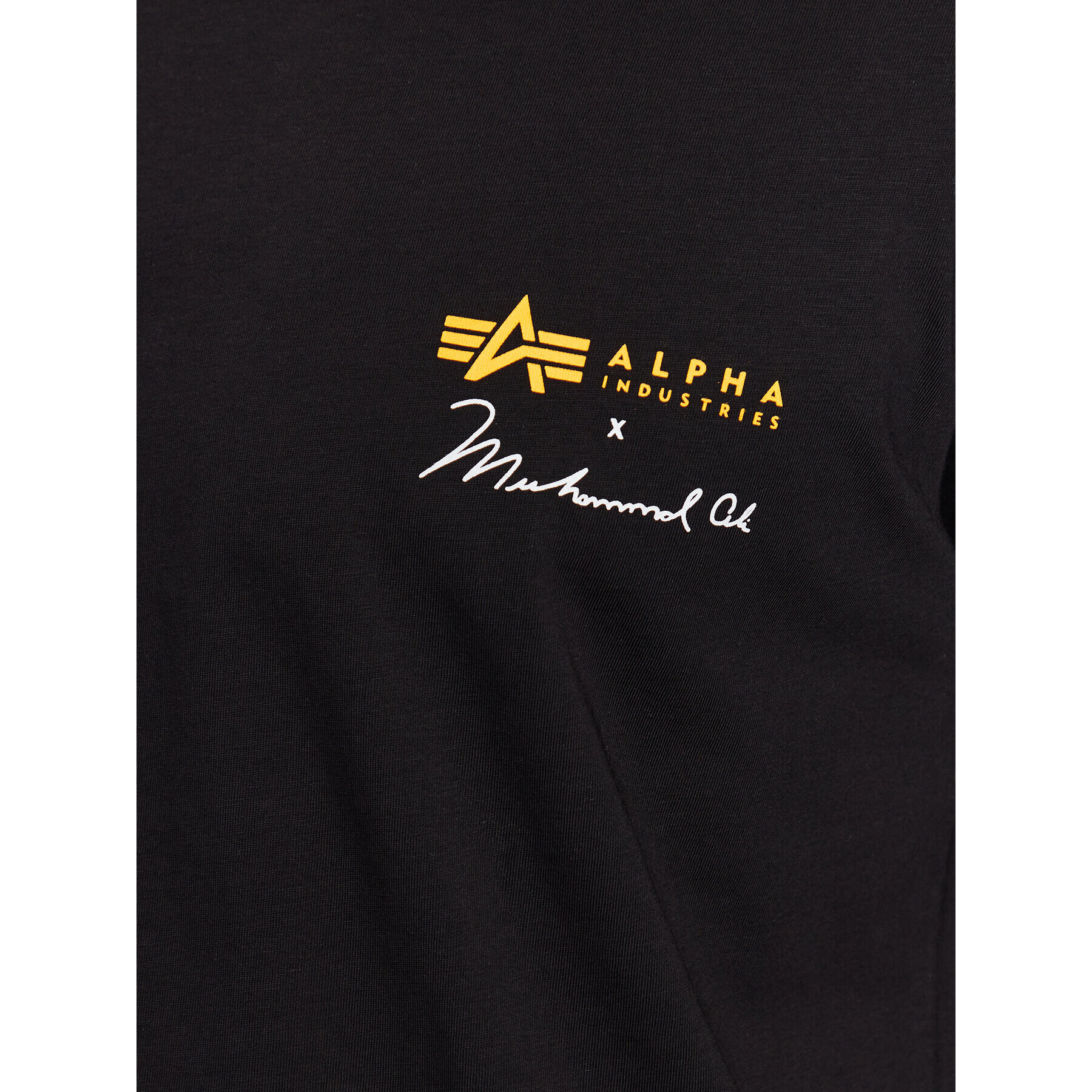 Alpha Industries Тишърт Muhammad Ali 136517 Черен Regular Fit - Pepit.bg