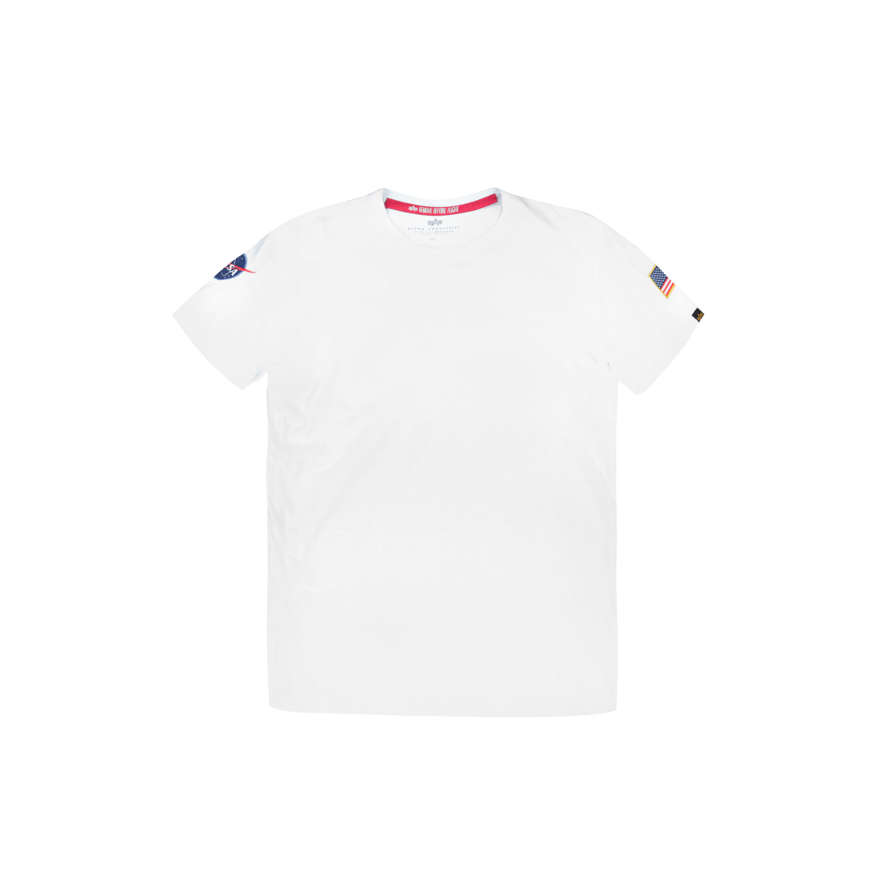 Alpha Industries Тишърт Nasa 176506 Бял Regular Fit - Pepit.bg