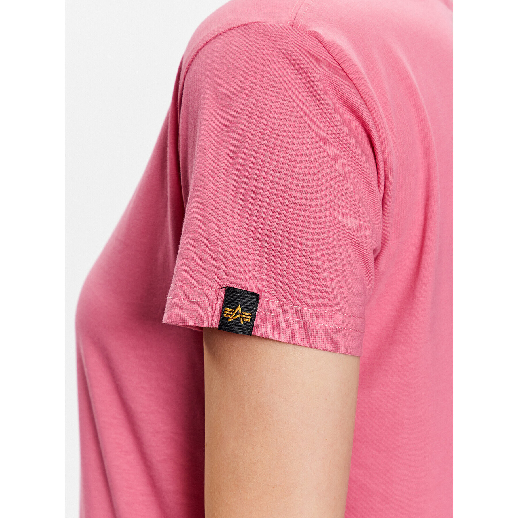 Alpha Industries Тишърт New Basic 196051 Розов Regular Fit - Pepit.bg