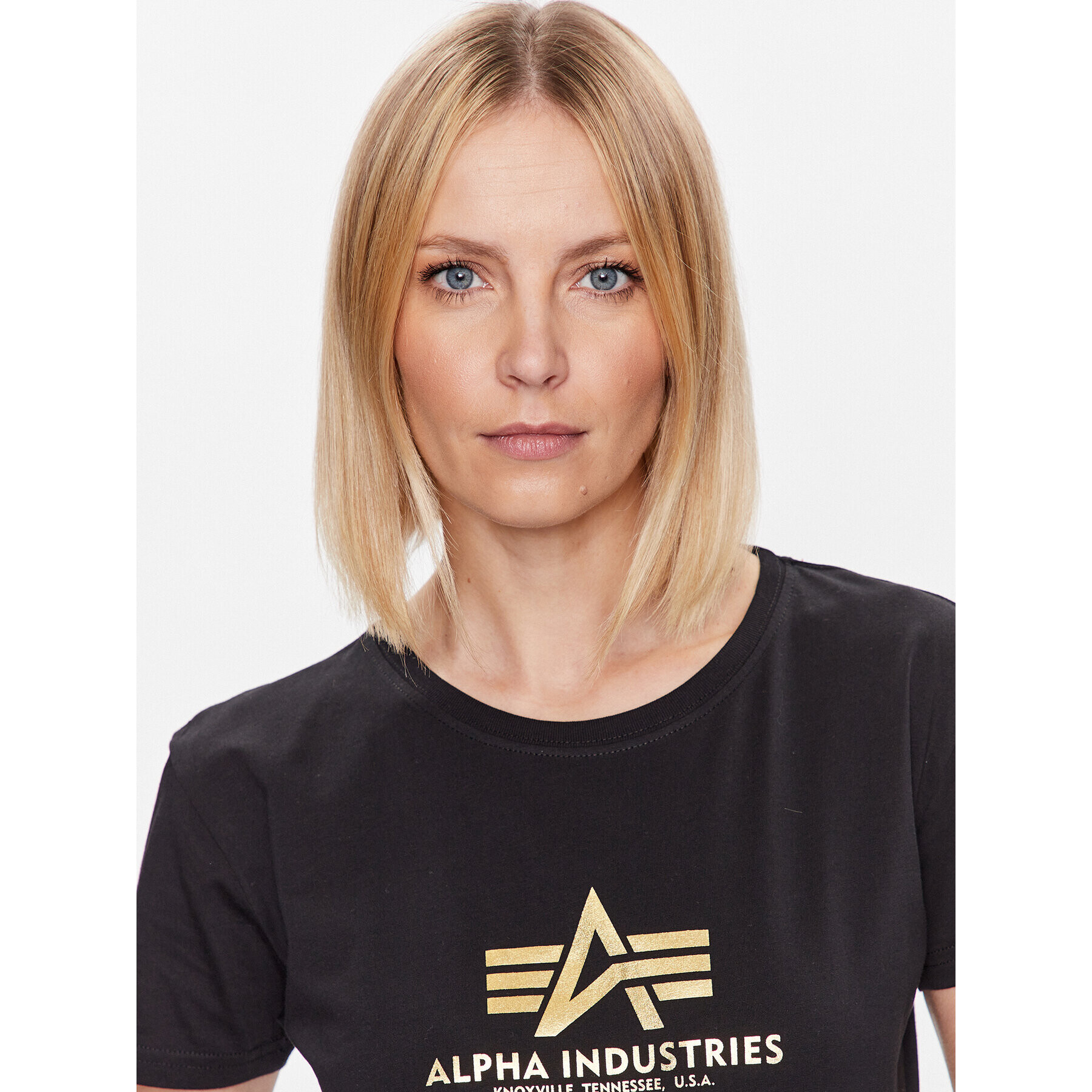 Alpha Industries Тишърт New Basic 196051FP Черен Regular Fit - Pepit.bg