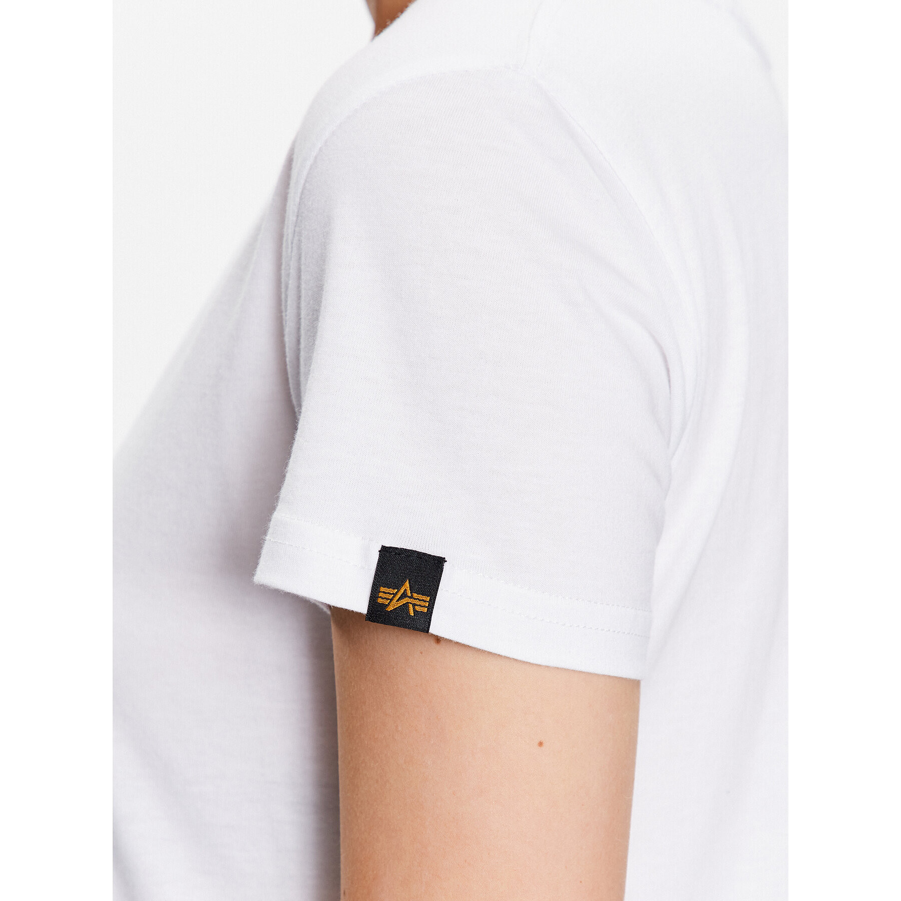 Alpha Industries Тишърт New Basic 196051 Бял Regular Fit - Pepit.bg