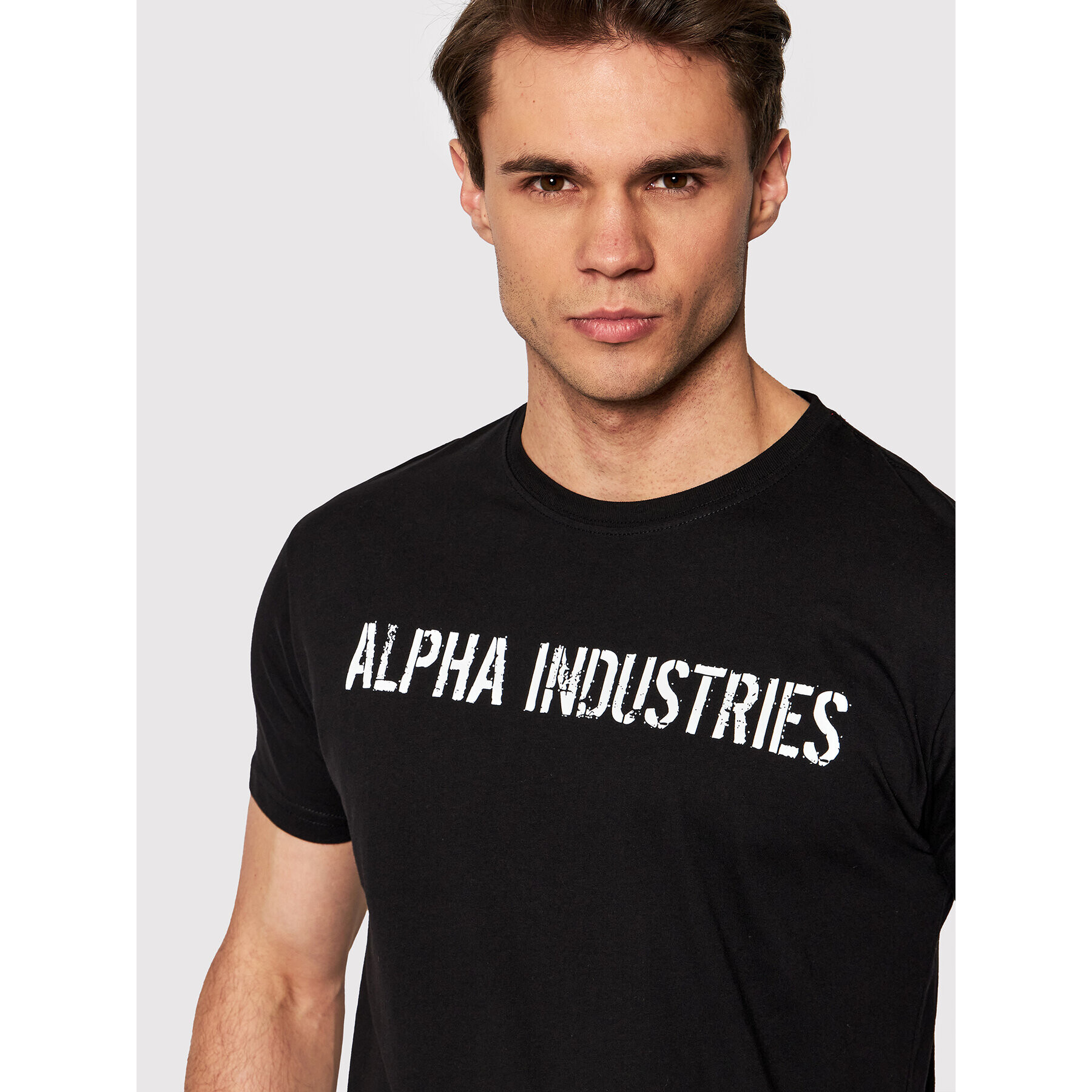 Alpha Industries Тишърт Rbf Moto 116512 Черен Regular Fit - Pepit.bg