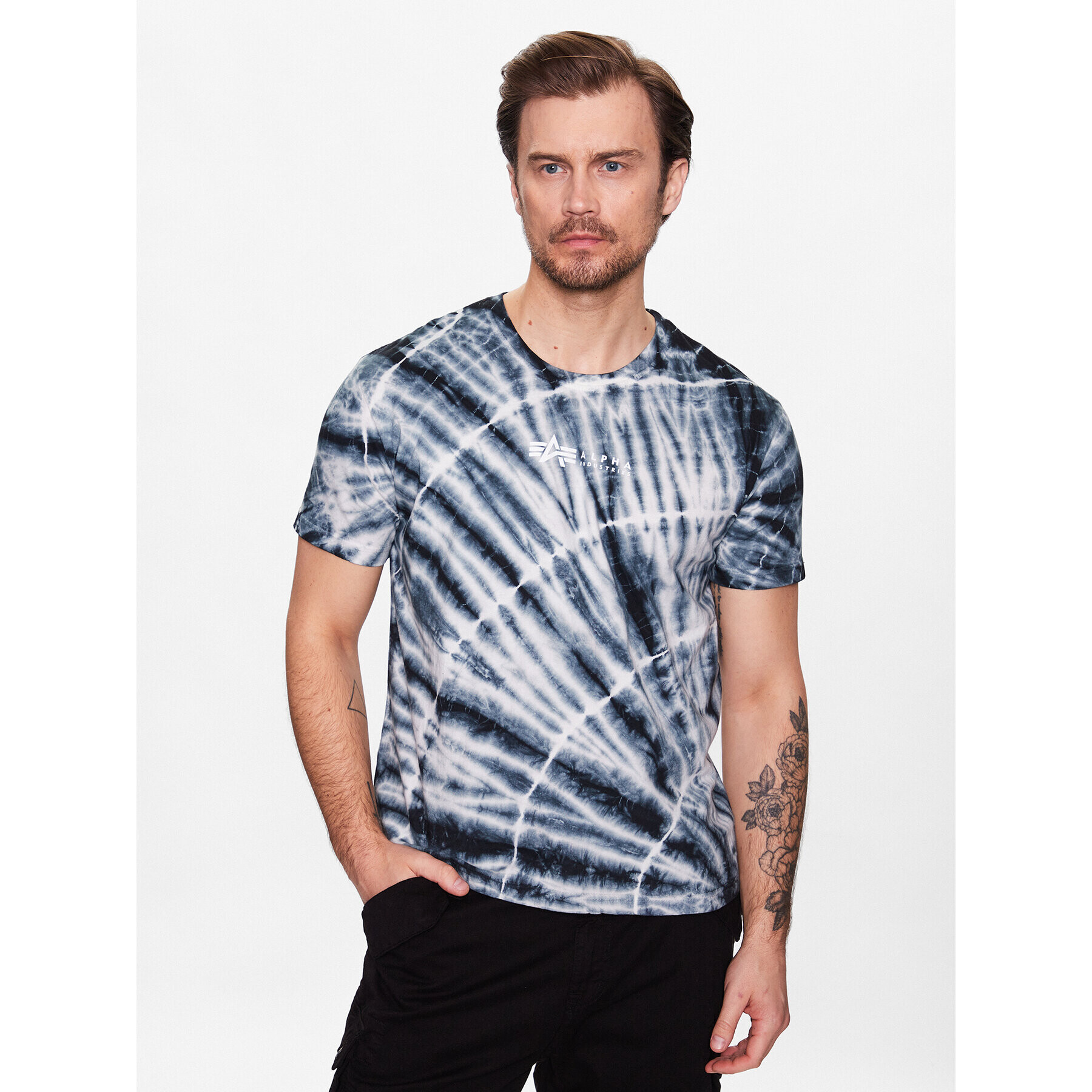 Alpha Industries Тишърт Tie Dye T 106508 Цветен Regular Fit - Pepit.bg