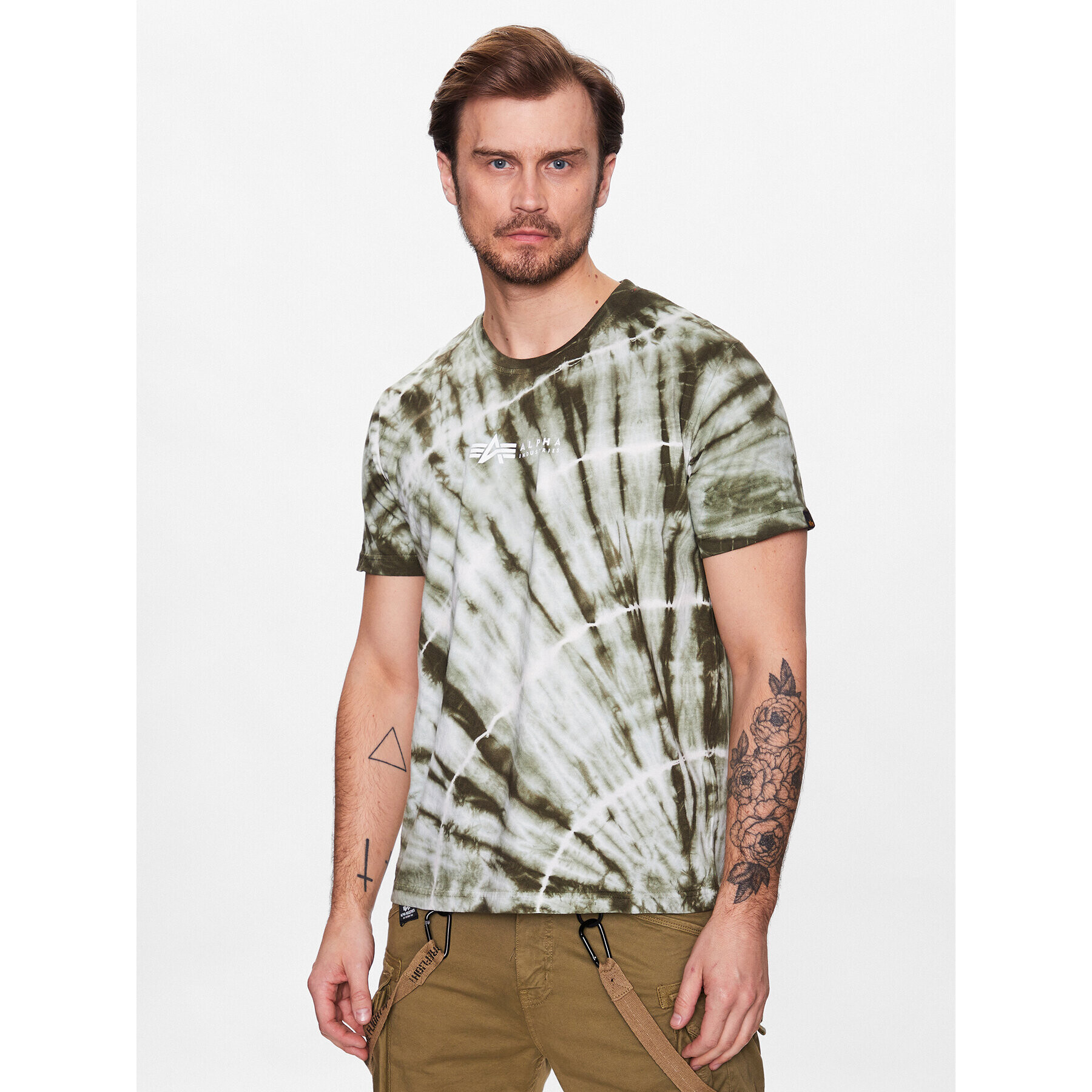 Alpha Industries Тишърт Tie Dye 106508 Цветен Regular Fit - Pepit.bg