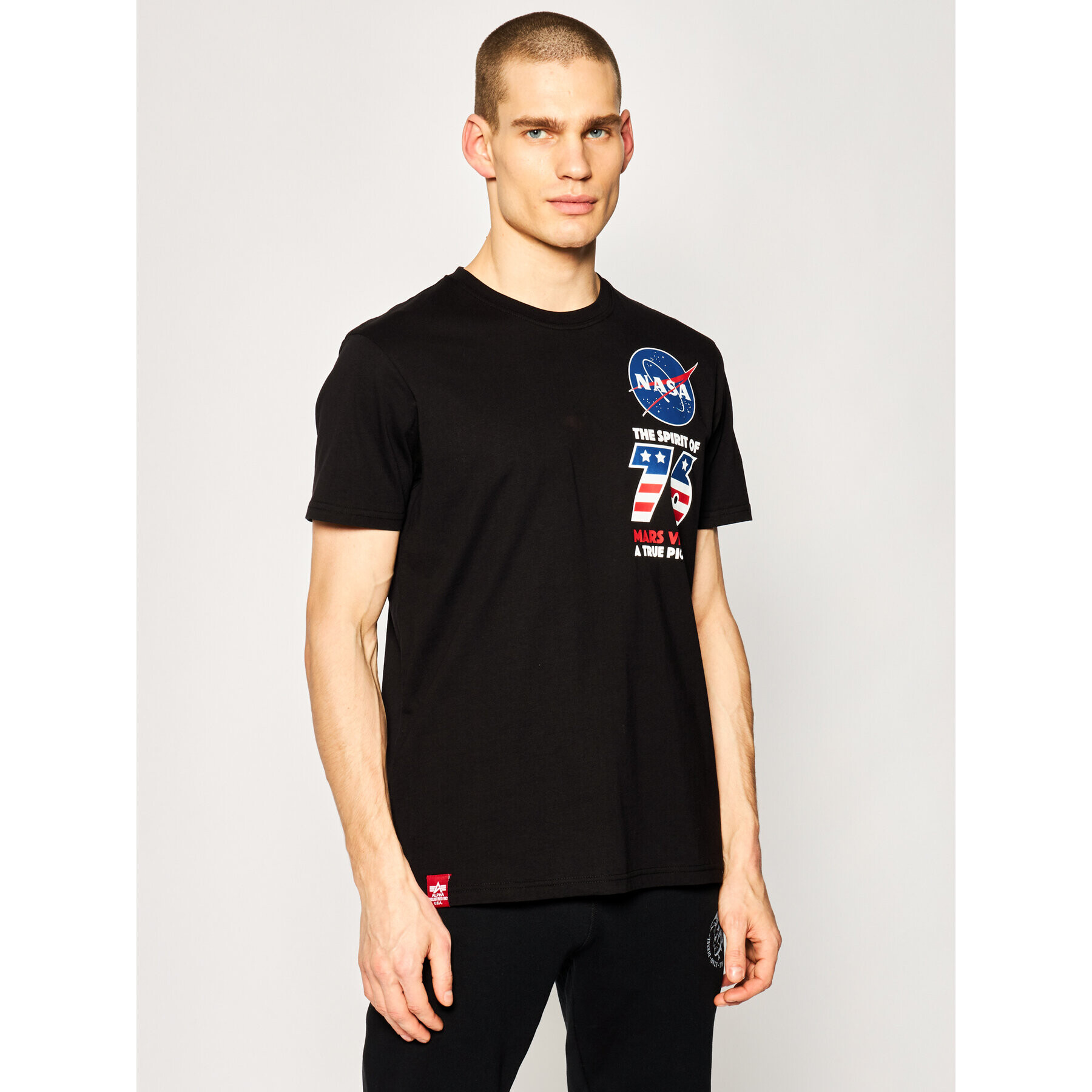 Alpha Industries Тишърт VIKING Basic T 126553 Черен Regular Fit - Pepit.bg