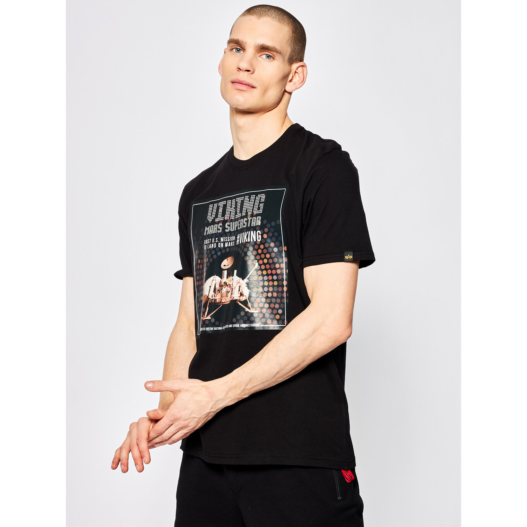 Alpha Industries Тишърт VIKING Superstar T 126551 Черен Regular Fit - Pepit.bg