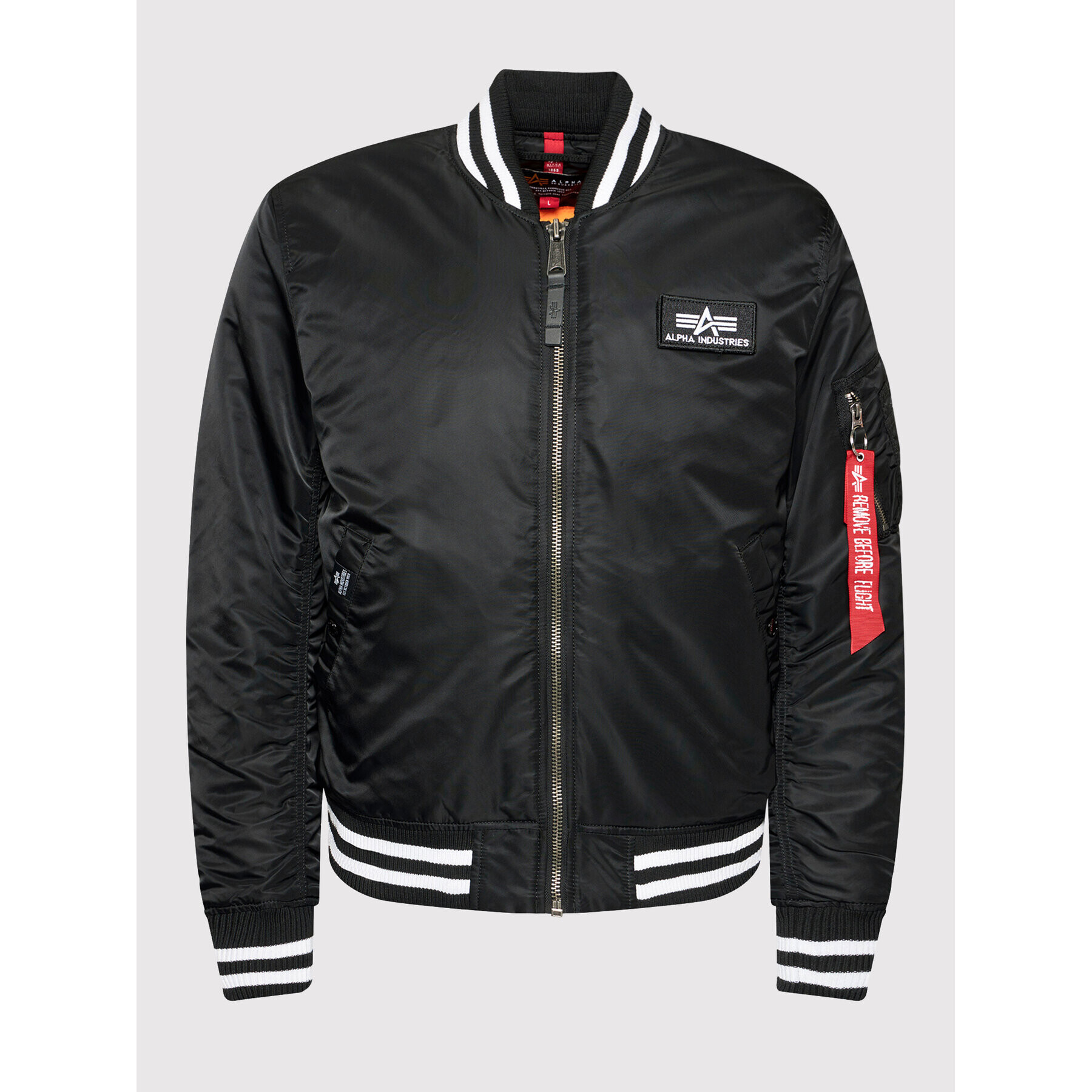 Alpha Industries Яке бомбър College 118112 Черен Regular Fit - Pepit.bg