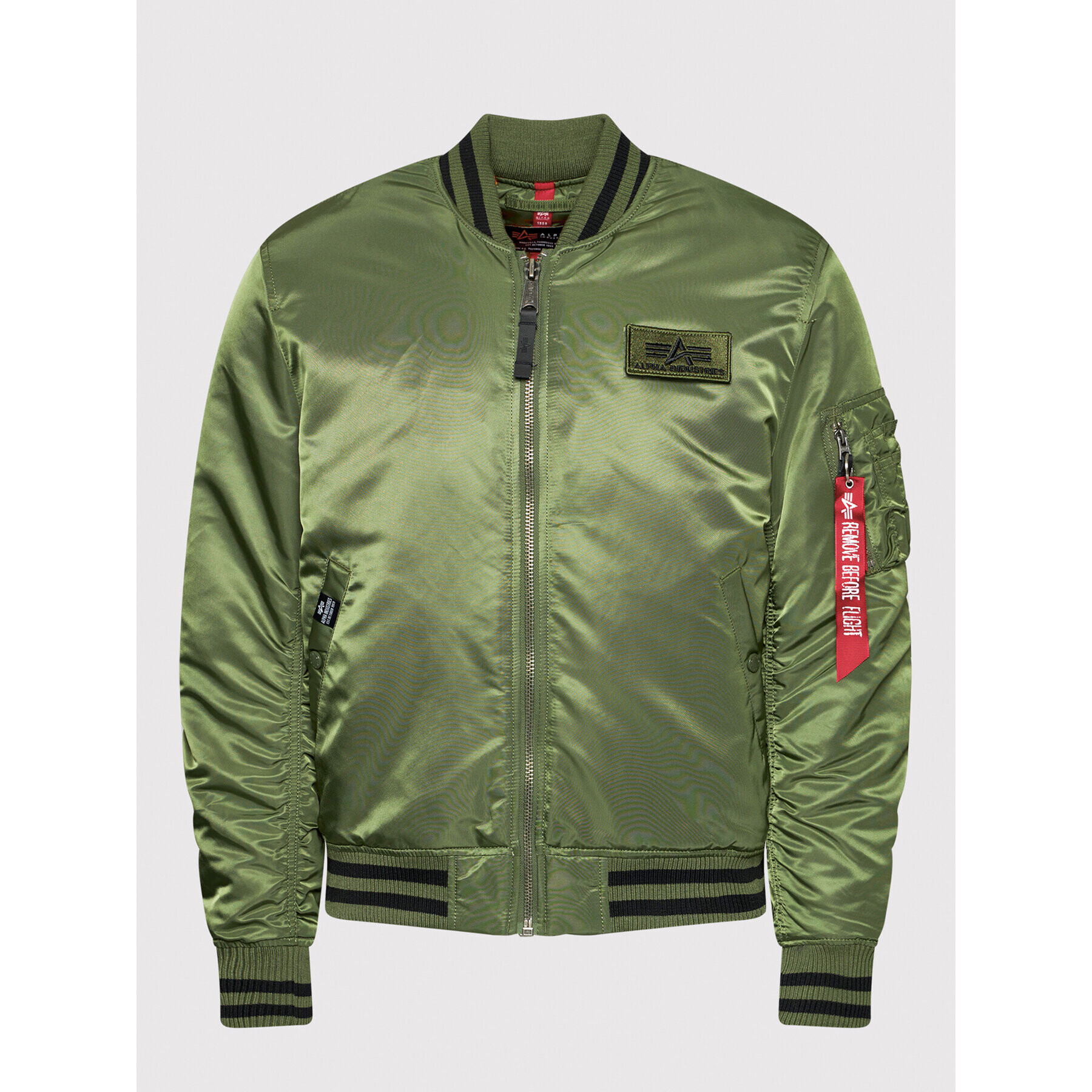Alpha Industries Яке бомбър College 118112 Зелен Regular Fit - Pepit.bg