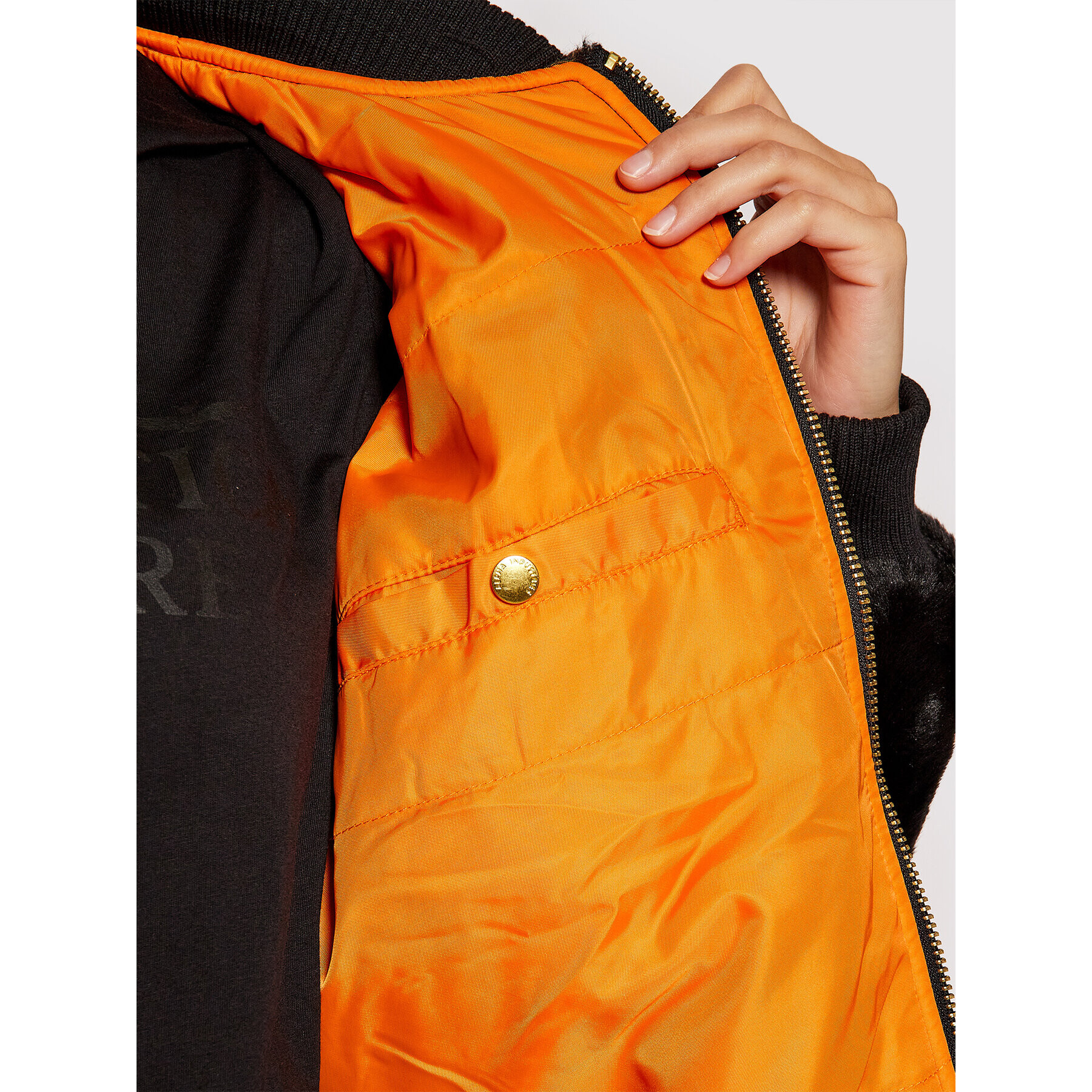 Alpha Industries Яке бомбър MA-1 118006 Черен Regular Fit - Pepit.bg
