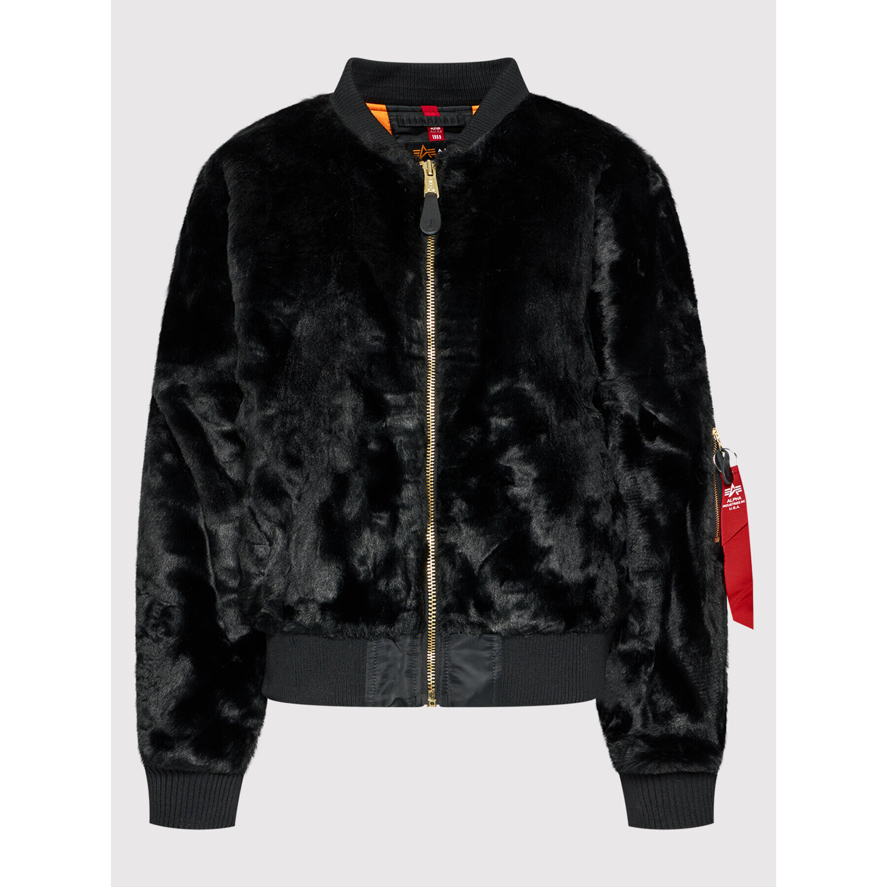 Alpha Industries Яке бомбър MA-1 118006 Черен Regular Fit - Pepit.bg