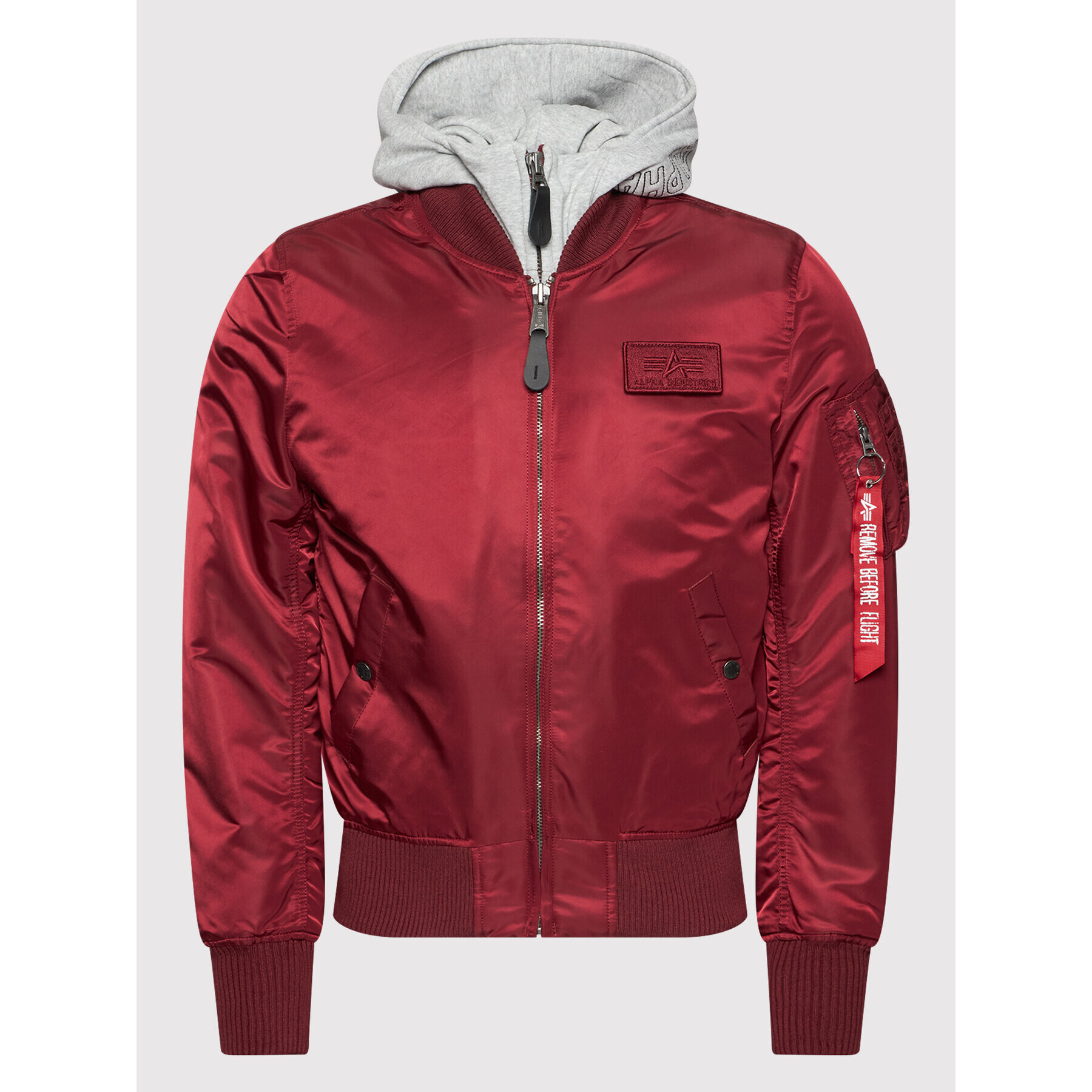 Alpha Industries Яке бомбър Ma-1 D-Tec 183110 Бордо Regular Fit - Pepit.bg