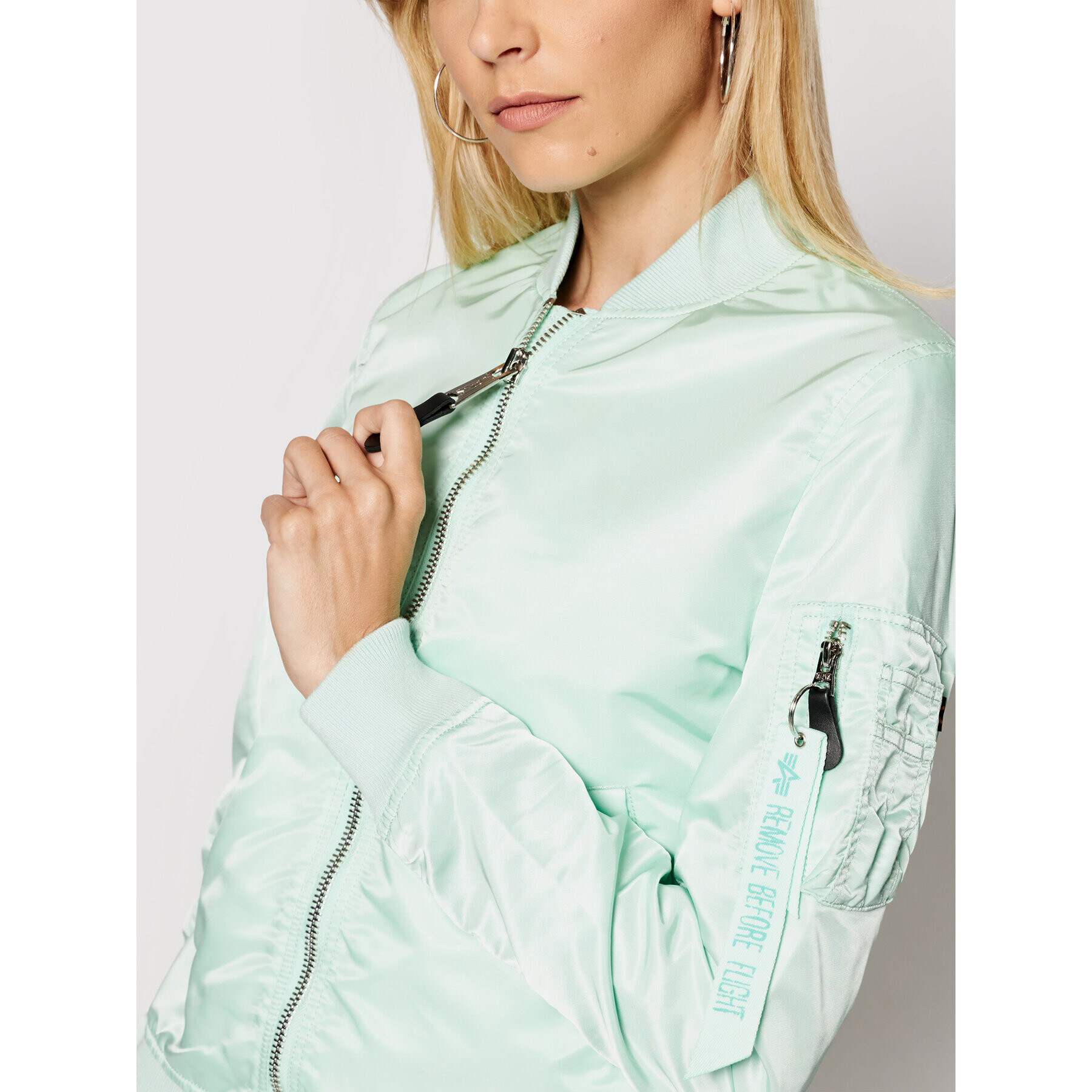 Alpha Industries Яке бомбър Ma-1 Vf Lw 156001 Зелен Regular Fit - Pepit.bg
