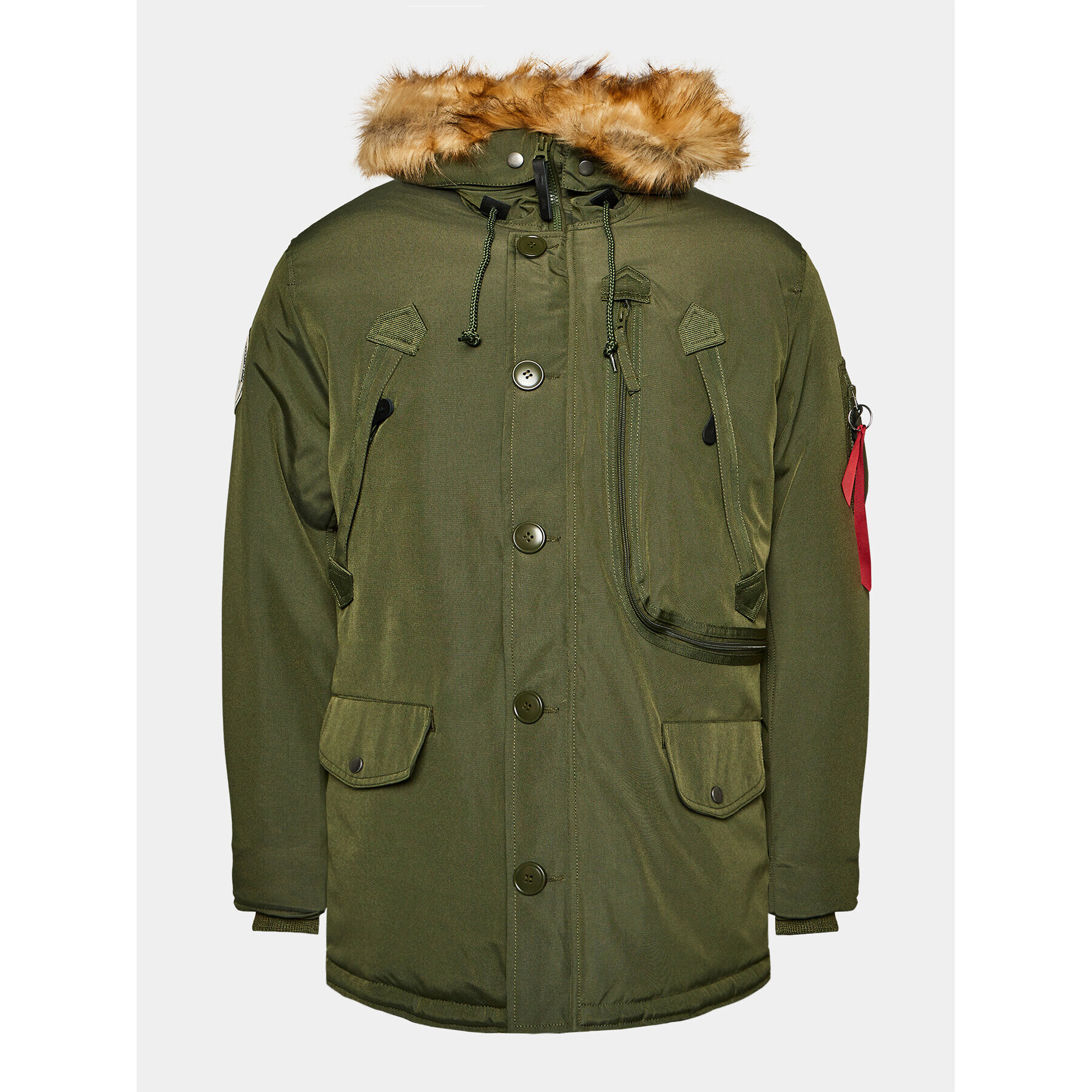 Alpha Industries Зимно яке Polar 123144 Каки Regular Fit - Pepit.bg