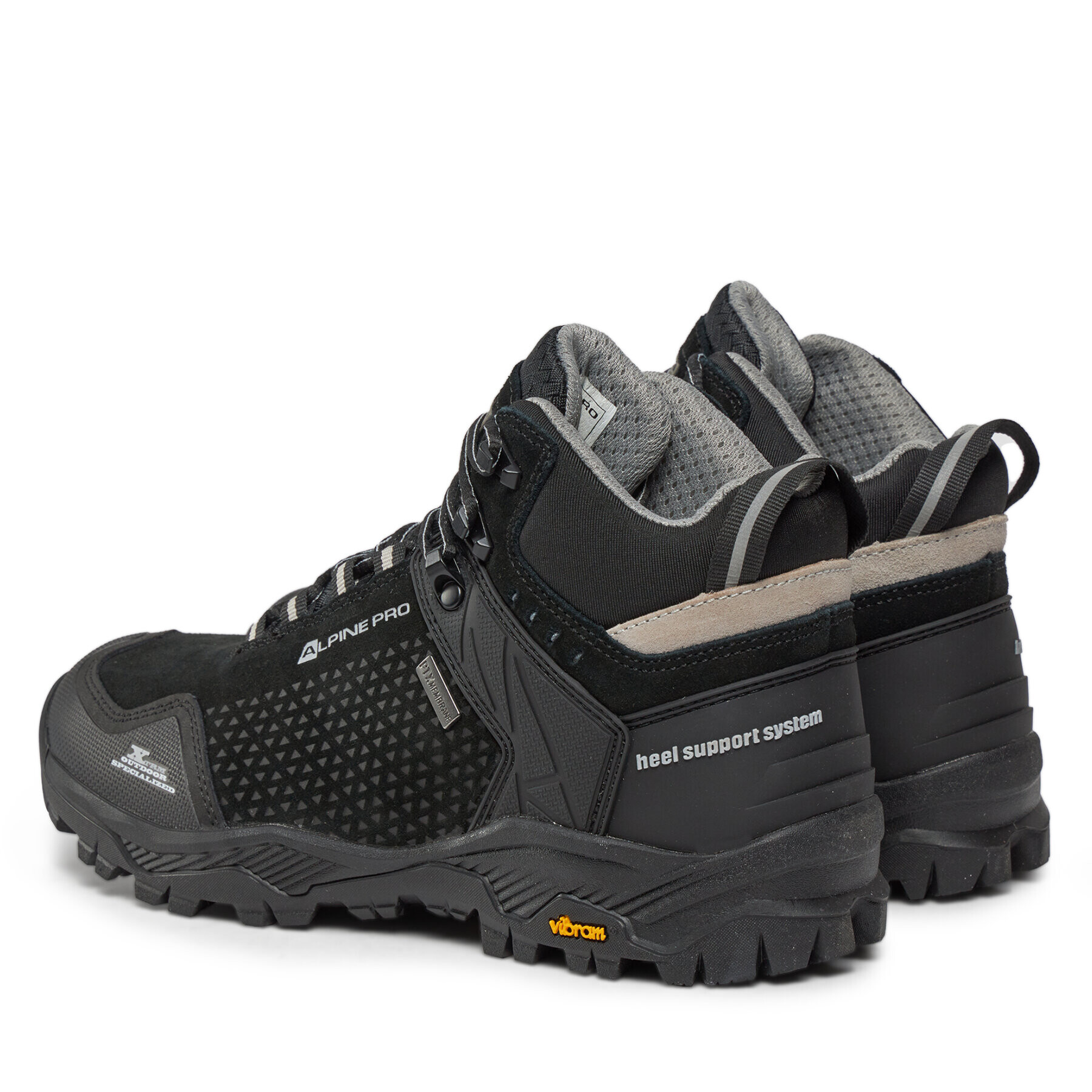 ALPINE PRO Туристически Angoon UBTS189990PL Черен - Pepit.bg