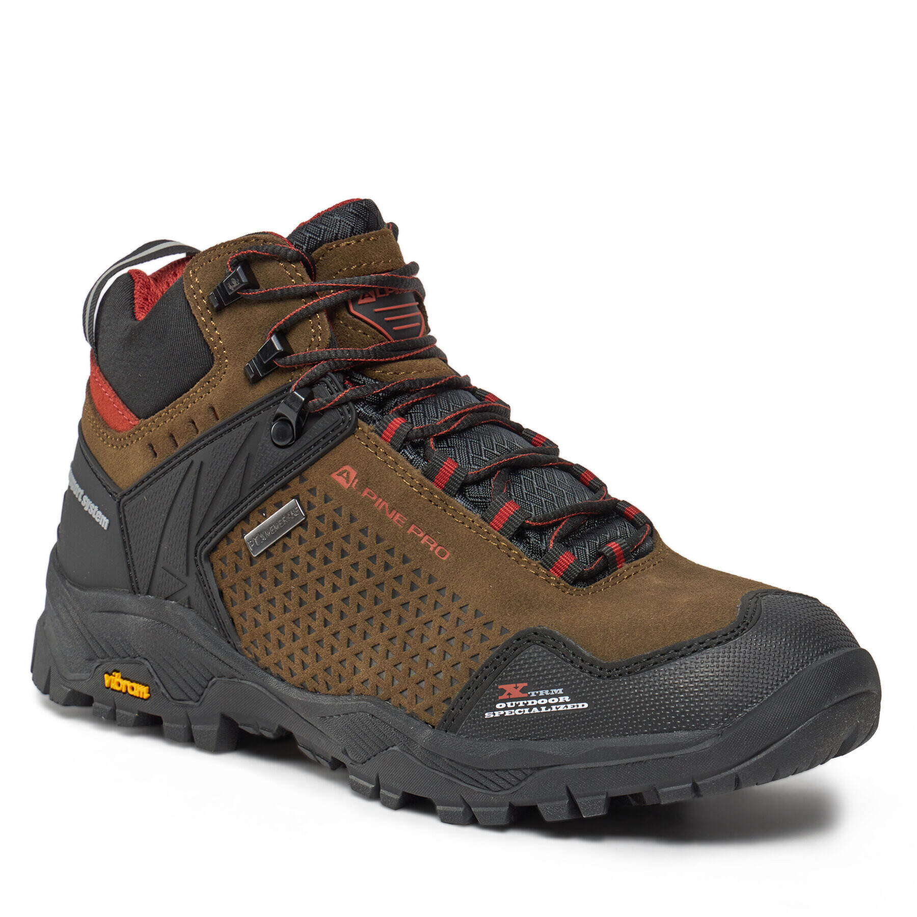ALPINE PRO Туристически Angoon UBTS189994PL Кафяв - Pepit.bg