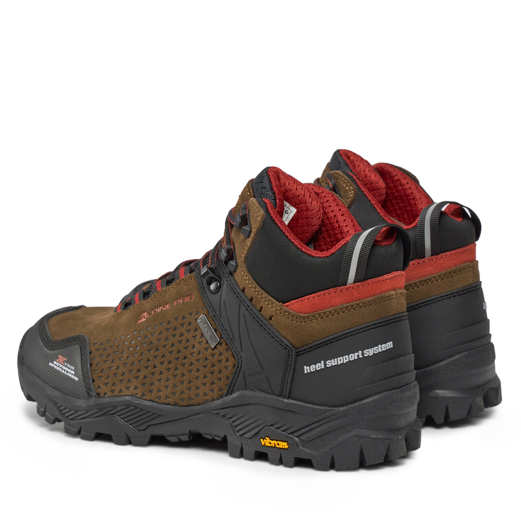 ALPINE PRO Туристически Angoon UBTS189994PL Кафяв - Pepit.bg