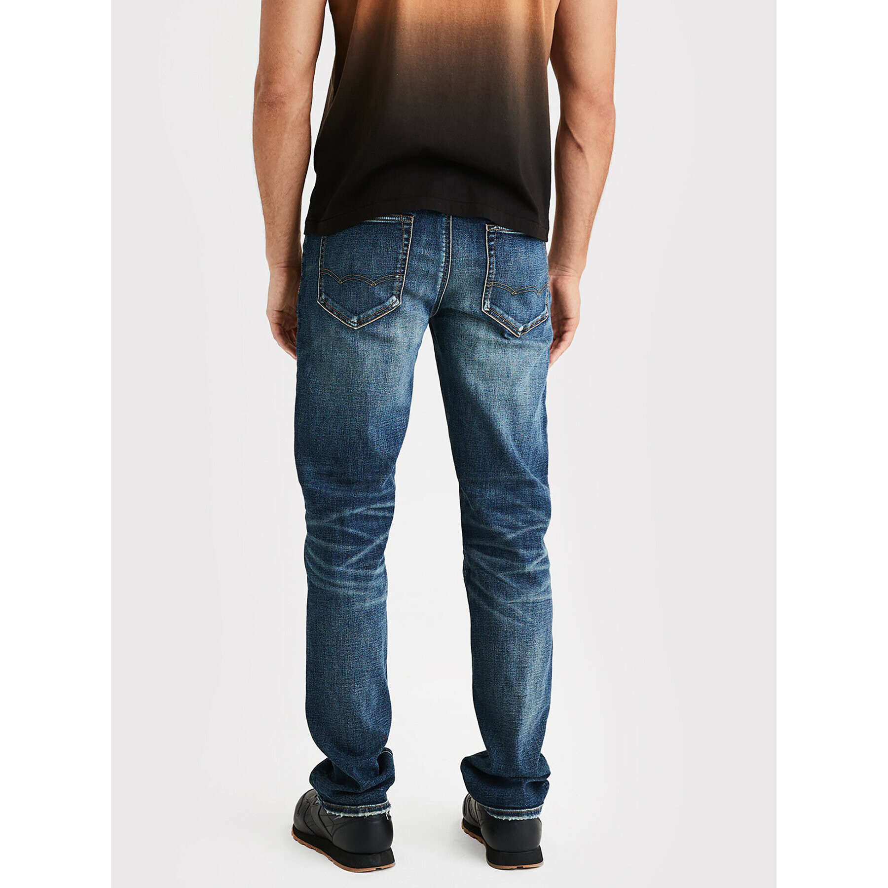 American Eagle Дънки 011-0111-4891 Тъмносин Straight Fit - Pepit.bg