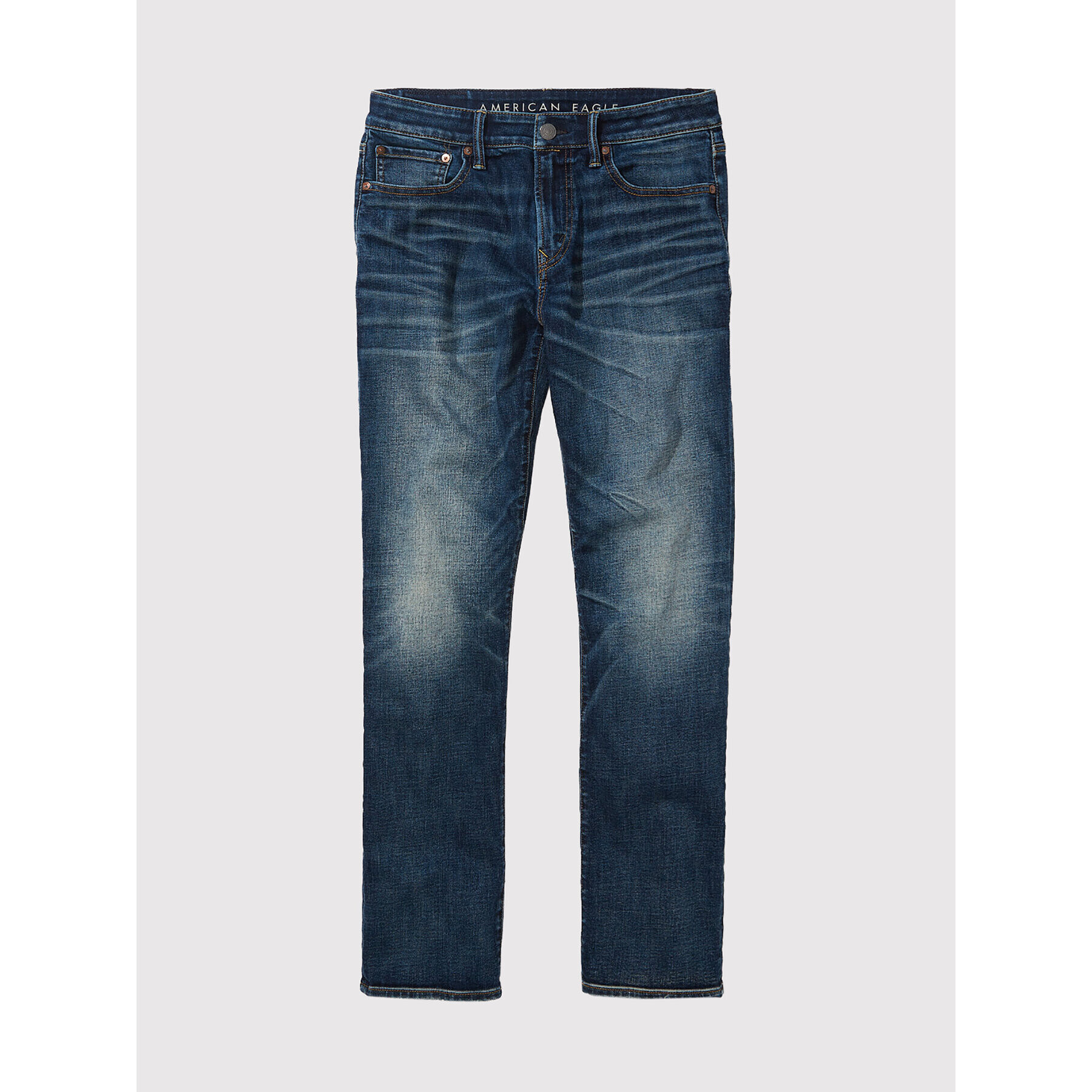 American Eagle Дънки 011-0111-4891 Тъмносин Straight Fit - Pepit.bg