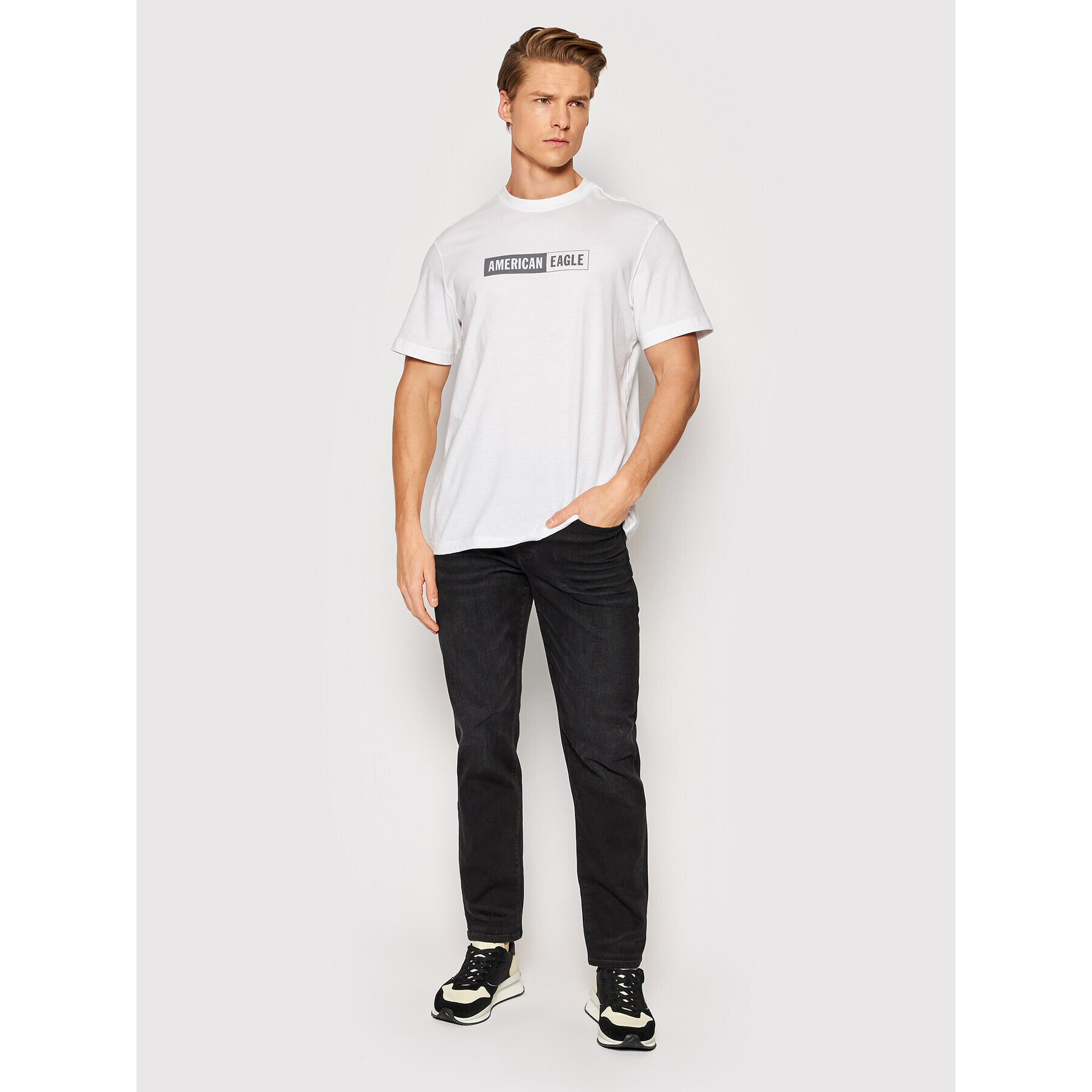 American Eagle Дънки 011-0111-5425 Черен Regular Fit - Pepit.bg