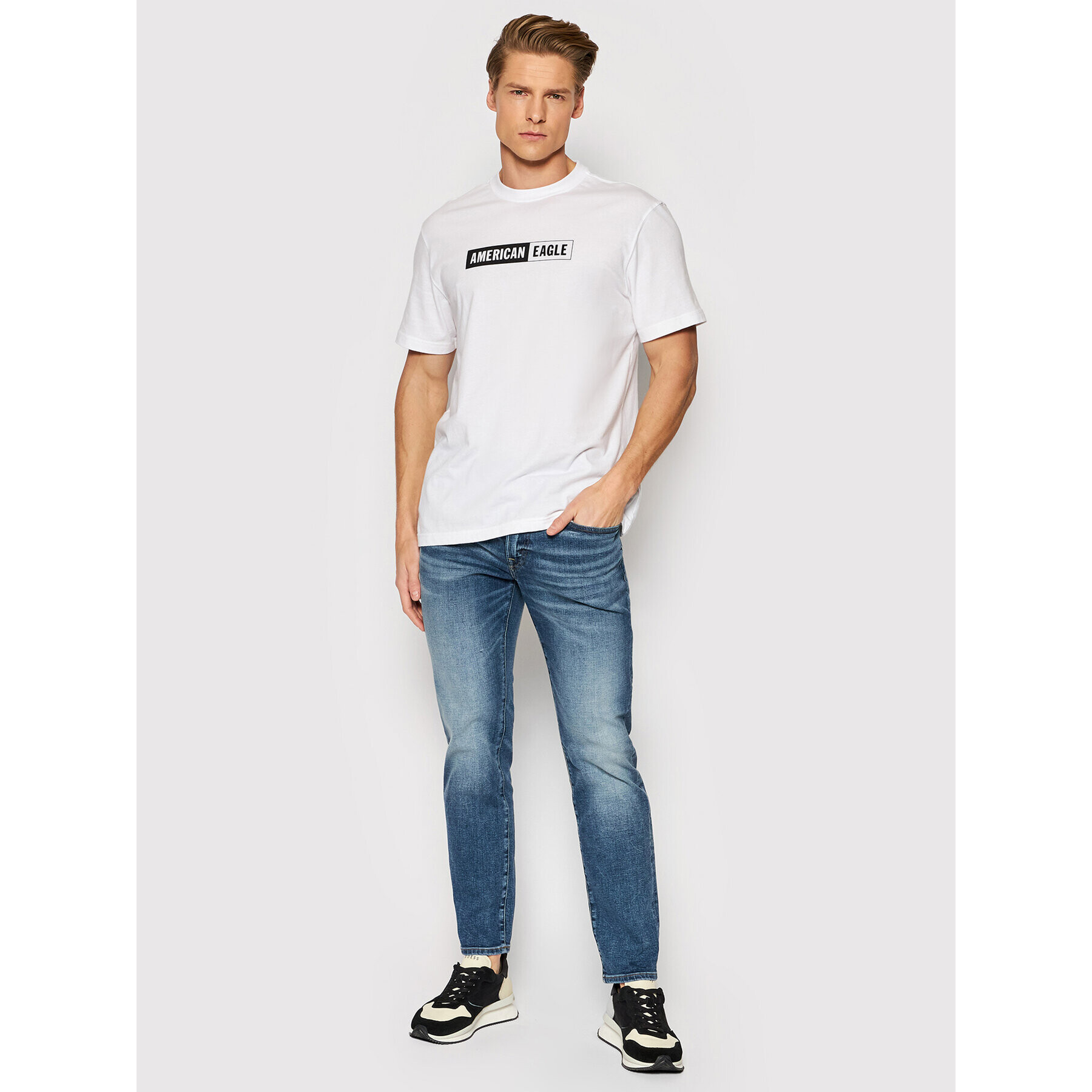 American Eagle Дънки 011-0116-5639 Тъмносин Slim Fit - Pepit.bg