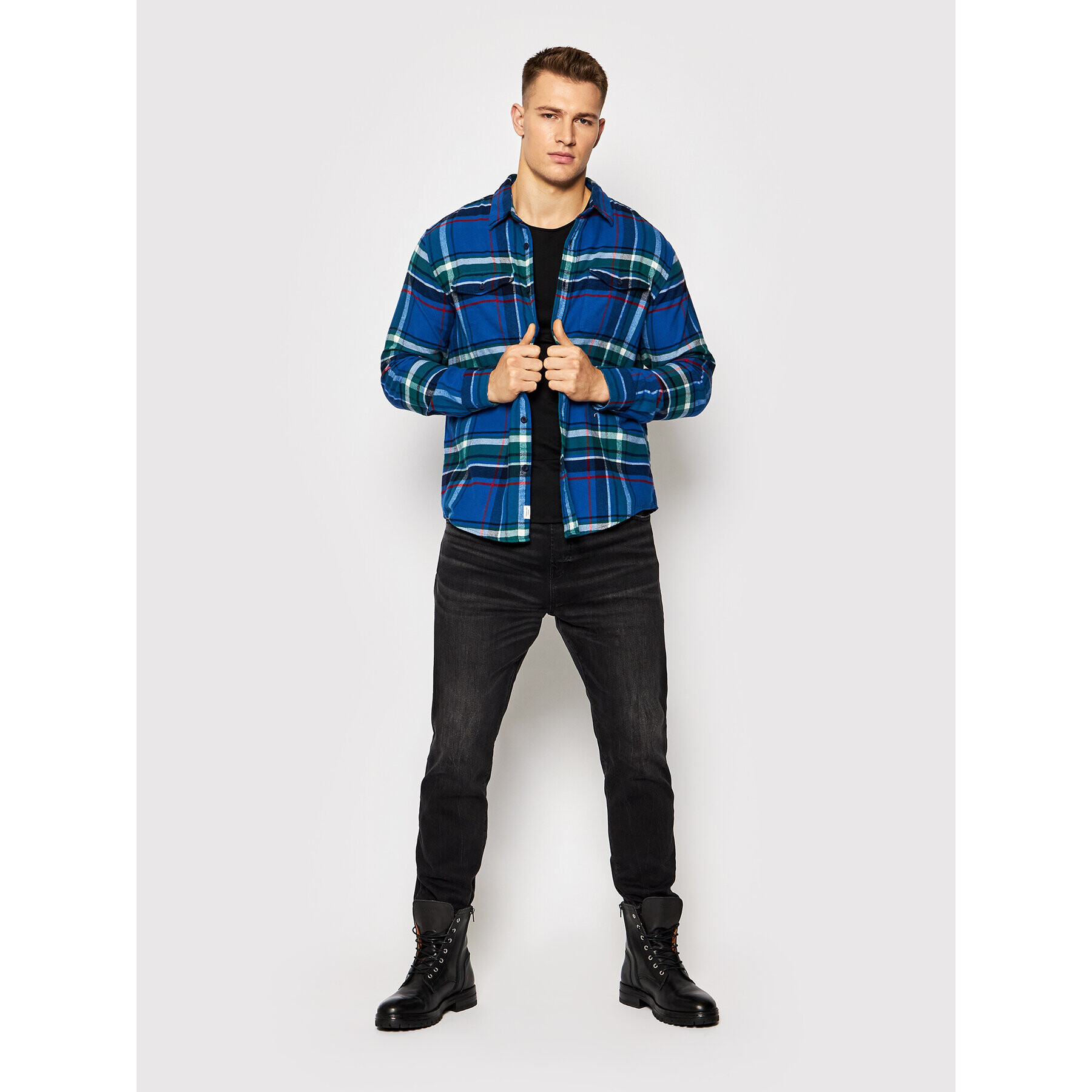 American Eagle Дънки 011-1114-5887 Черен Regular Fit - Pepit.bg