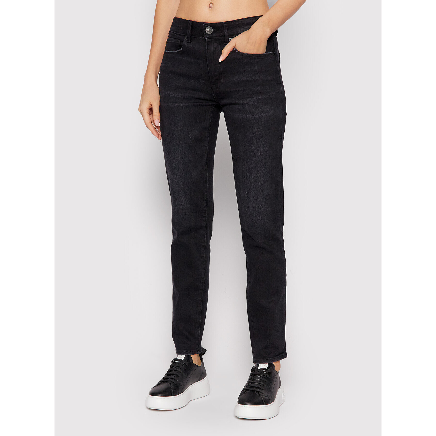American Eagle Дънки 043-0432-3409 Черен Skinny Fit - Pepit.bg