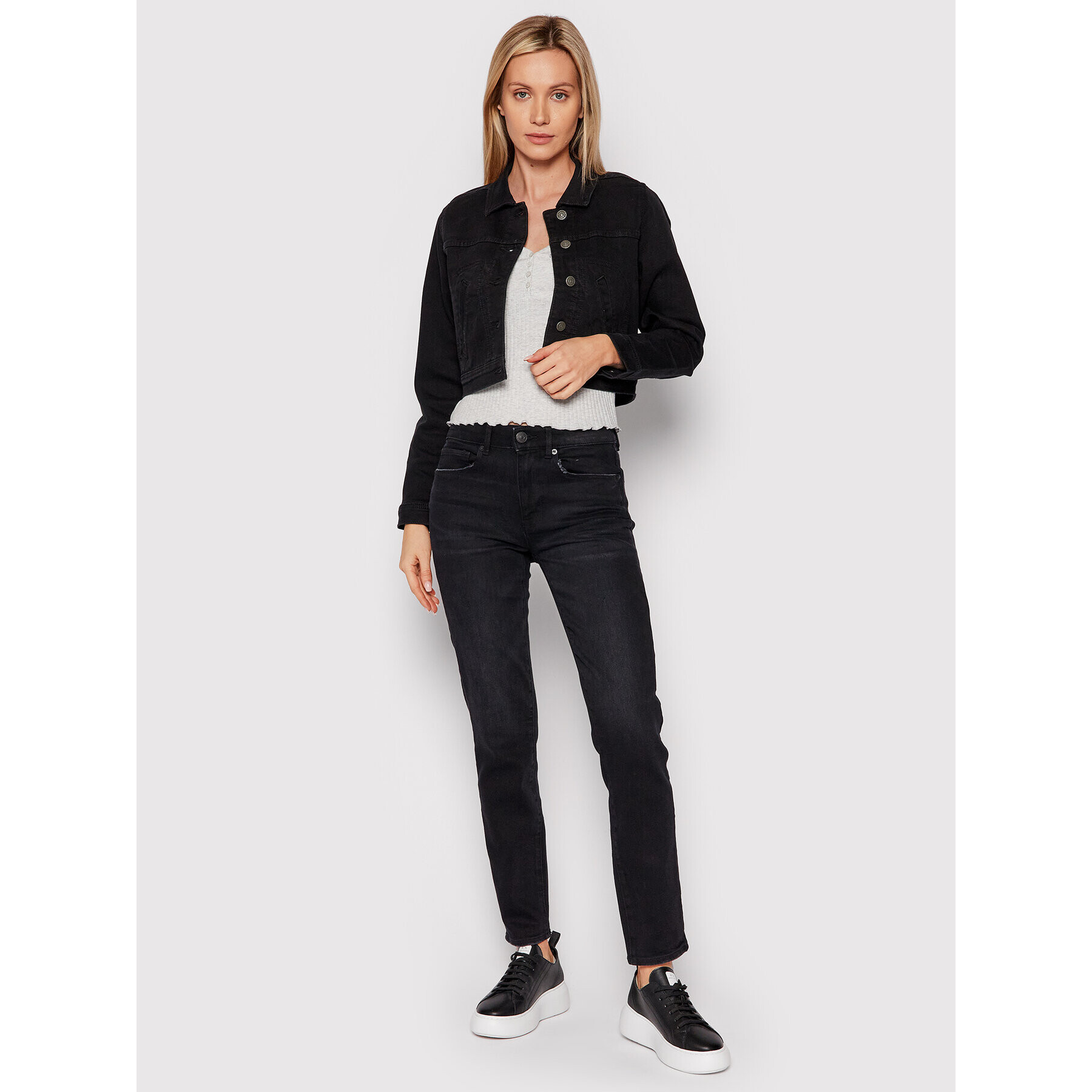 American Eagle Дънки 043-0432-3409 Черен Skinny Fit - Pepit.bg