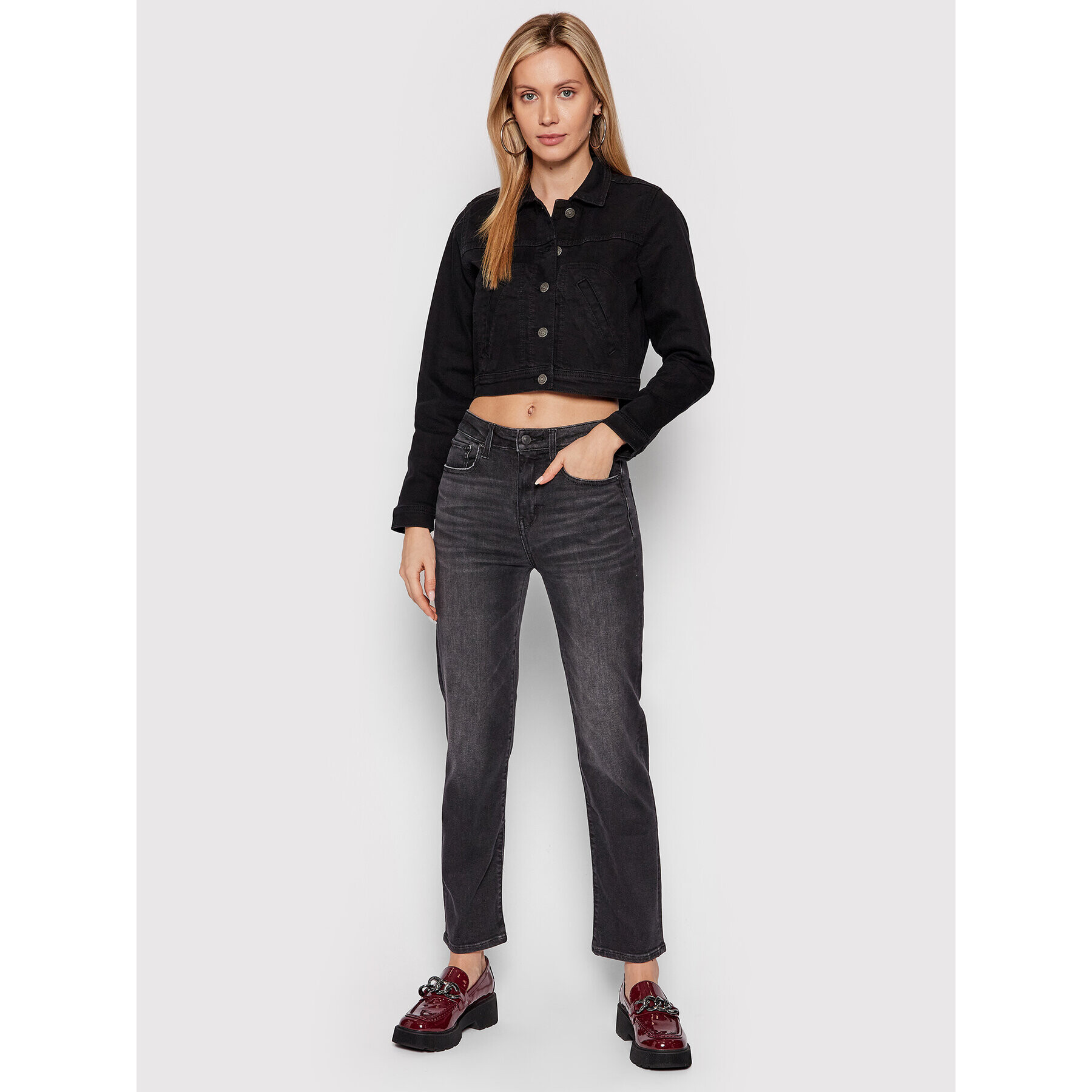 American Eagle Дънки 043-0435-3209 Черен Regular Fit - Pepit.bg