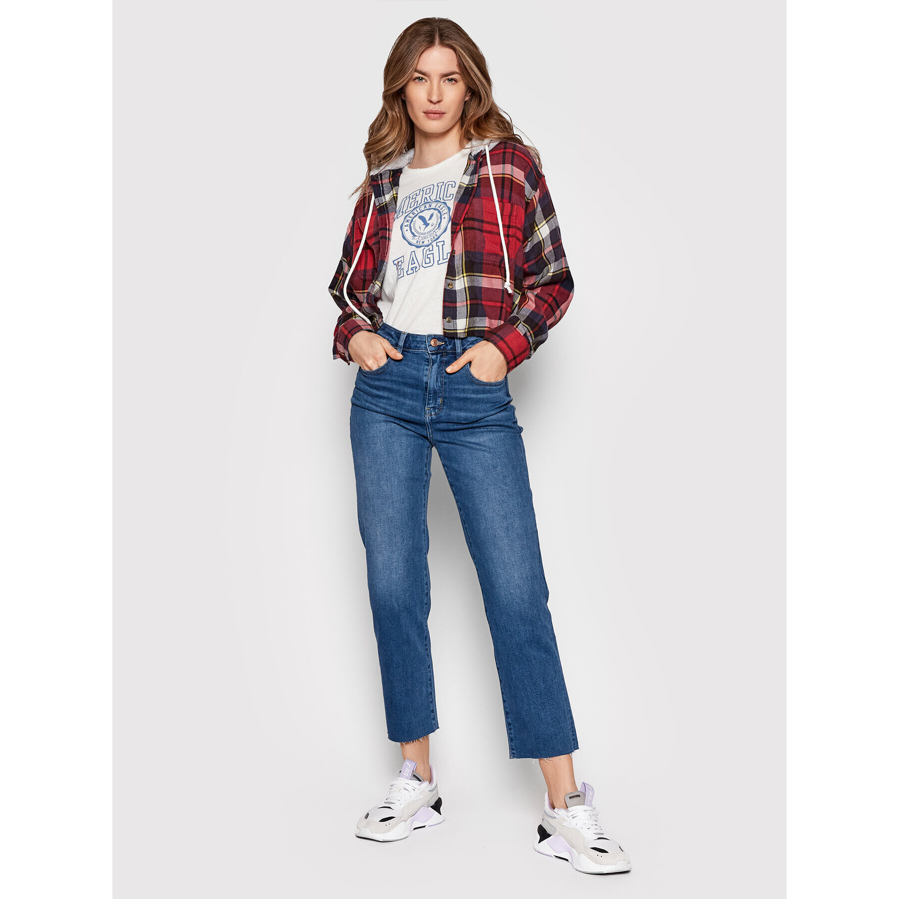 American Eagle Дънки 043-0435-3211 Син Slim Fit - Pepit.bg