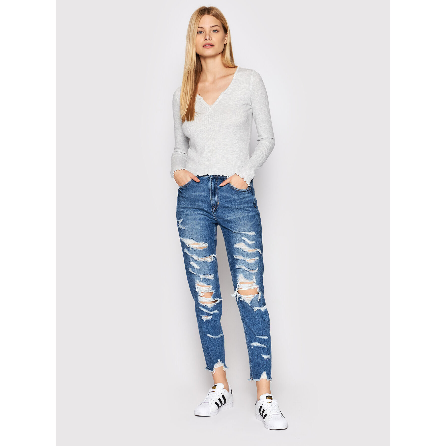 American Eagle Дънки 043-0436-3157 Син Regular Fit - Pepit.bg