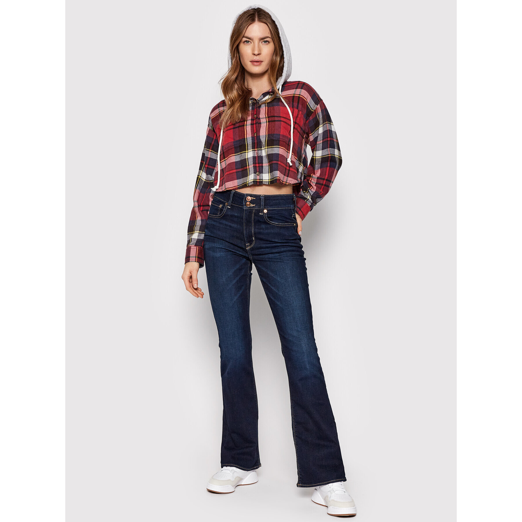 American Eagle Дънки 043-1435-2741 Тъмносин Regular Fit - Pepit.bg