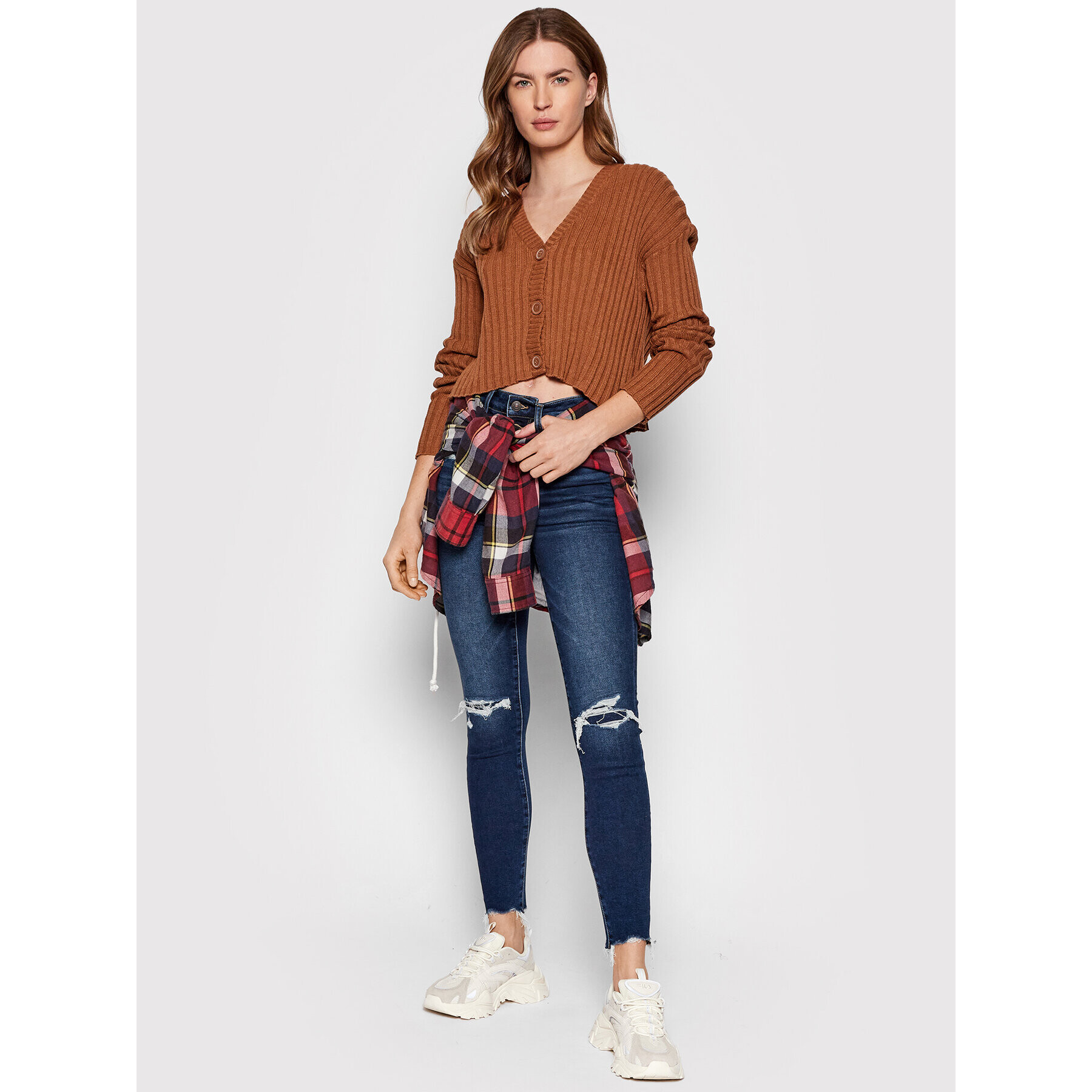 American Eagle Дънки 043-3435-3091 Тъмносин Skinny Fit - Pepit.bg