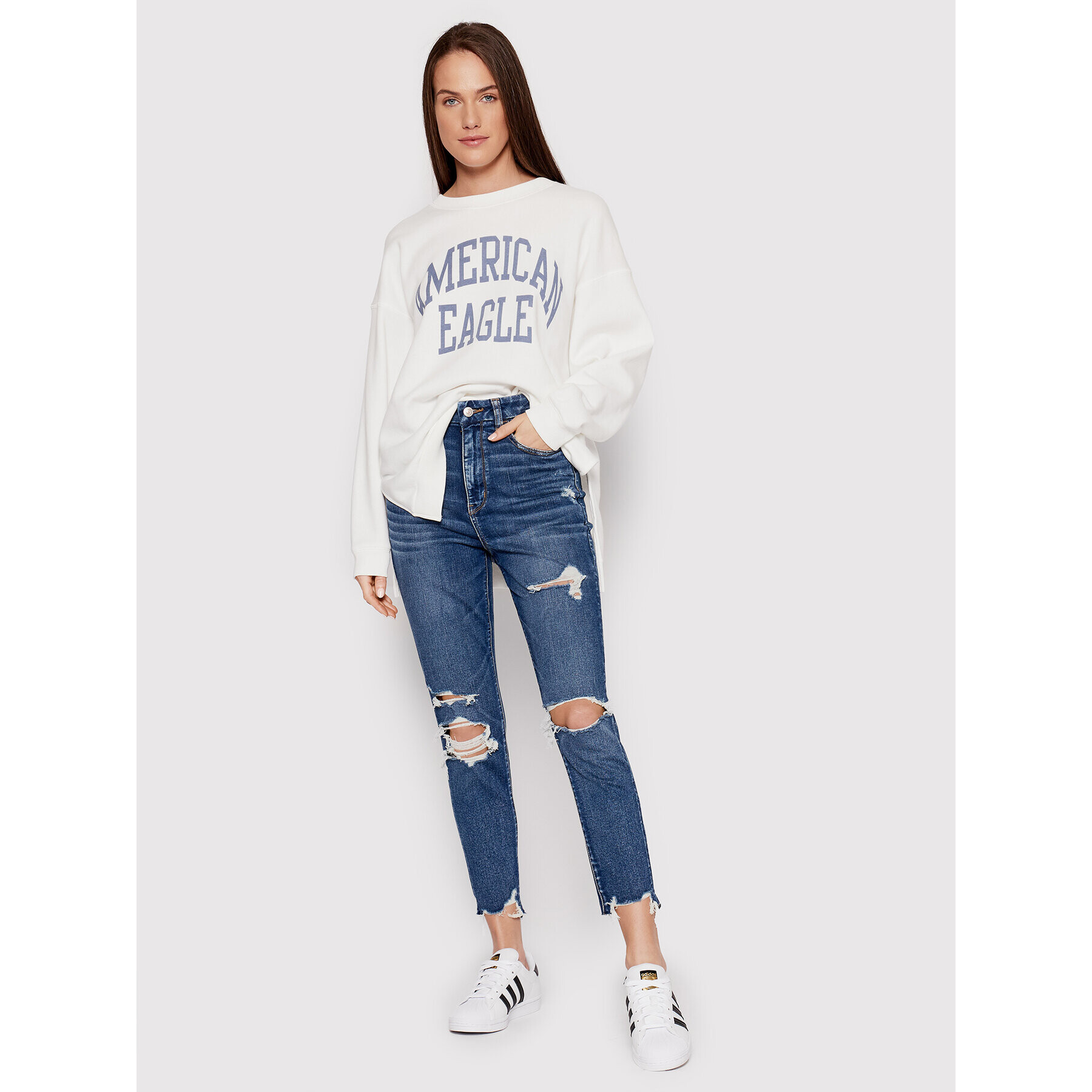 American Eagle Дънки 043-4432-3142 Тъмносин Slim Fit - Pepit.bg