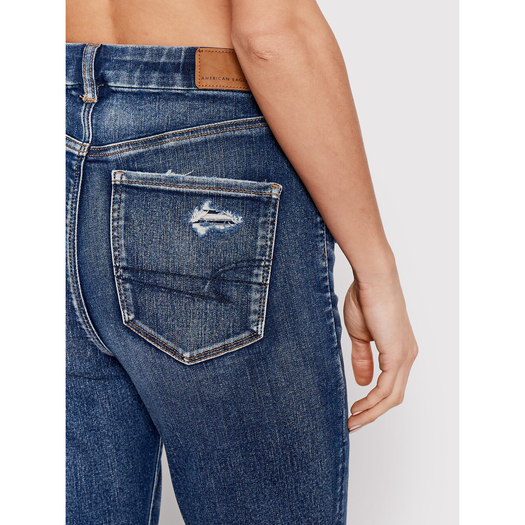 American Eagle Дънки 043-4432-3142 Тъмносин Slim Fit - Pepit.bg