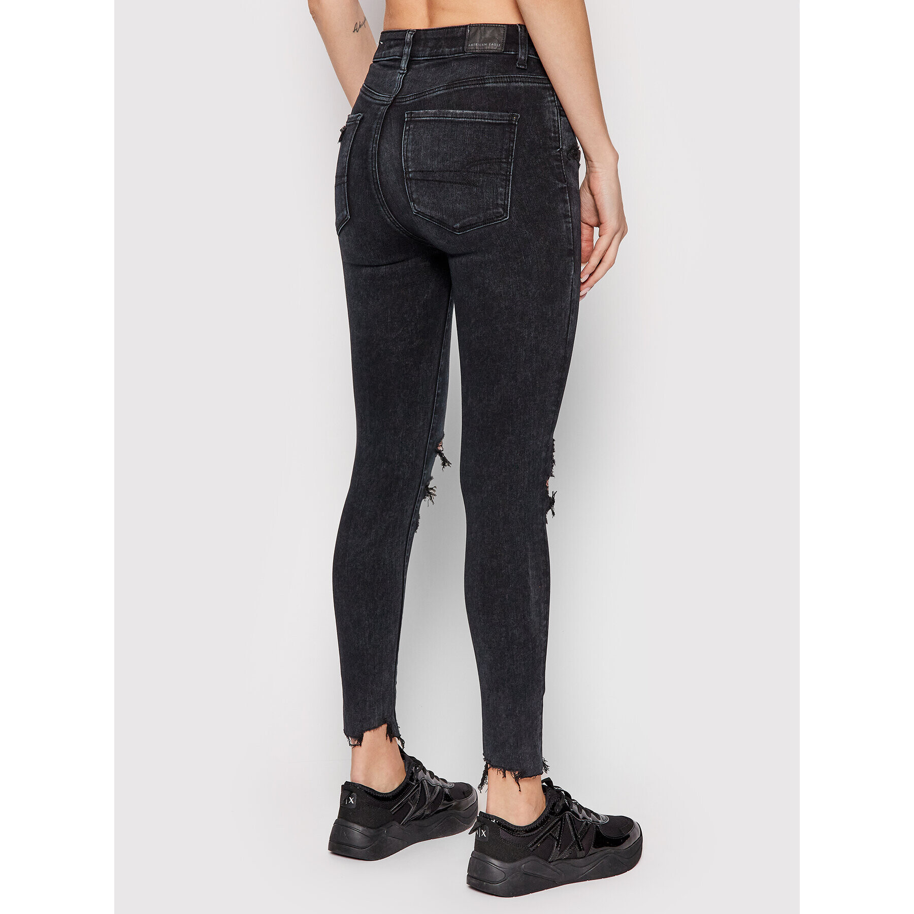 American Eagle Дънки джегингс 043-2433-3145 Черен Slim Fit - Pepit.bg