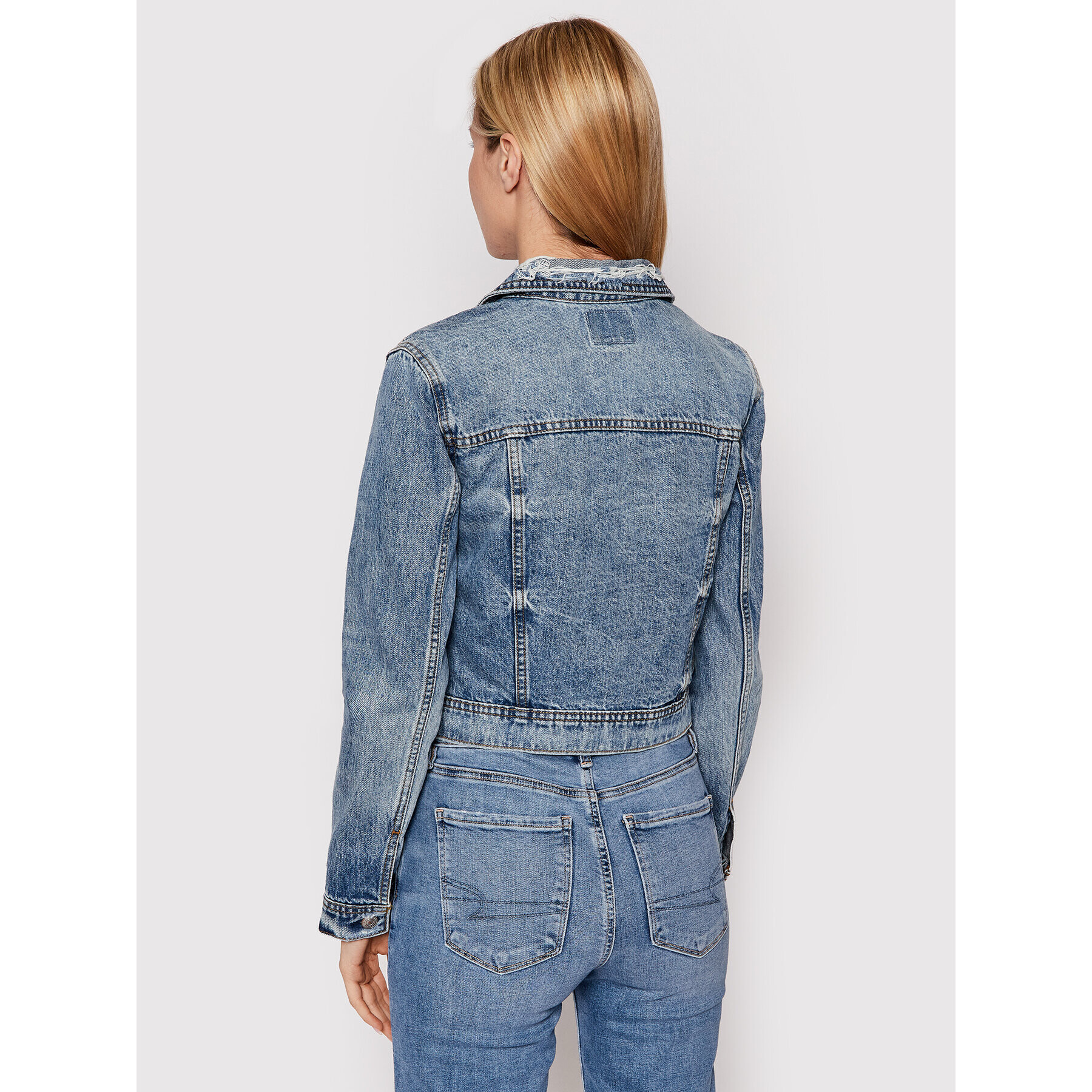 American Eagle Дънково яке 038-0383-3053 Син Regular Fit - Pepit.bg