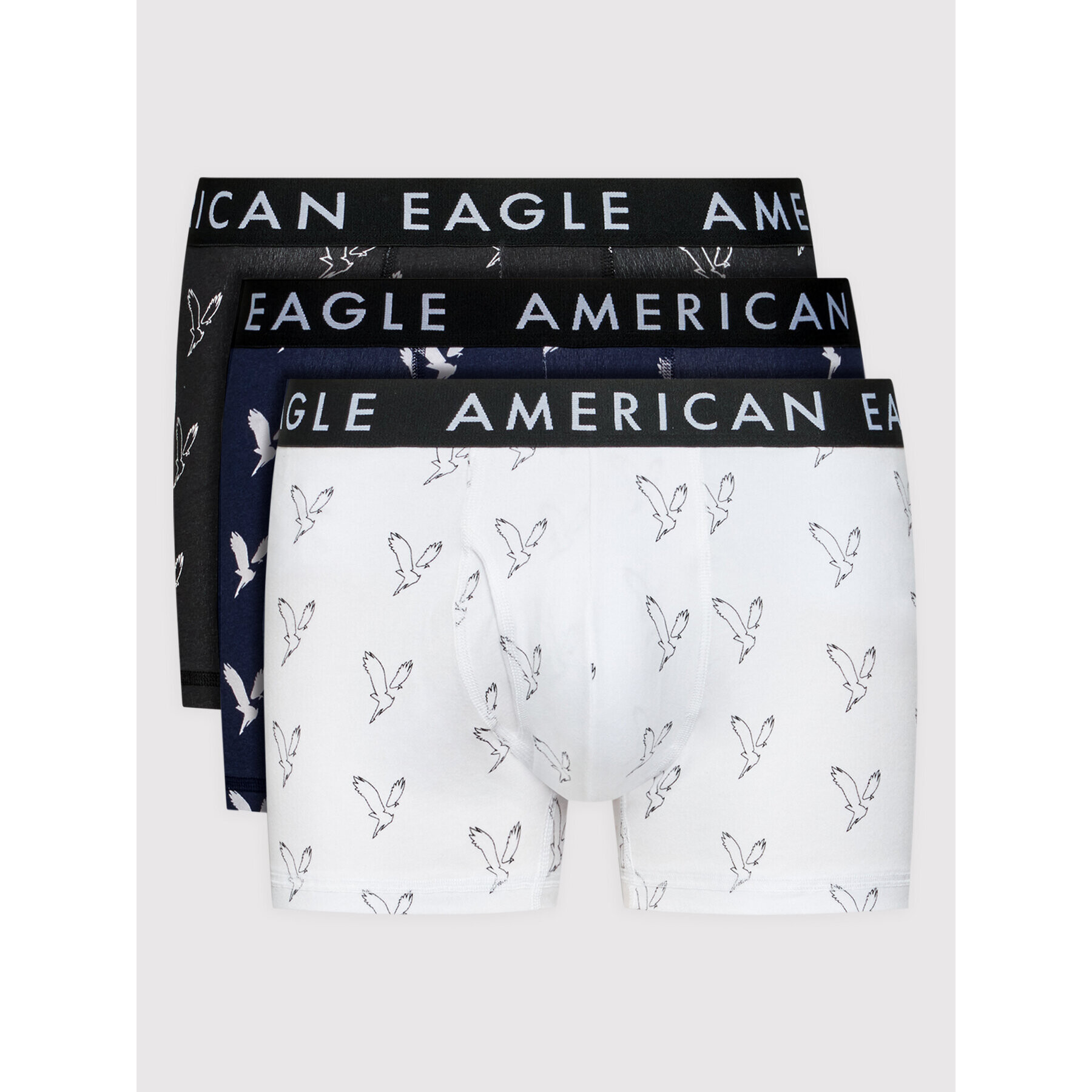 American Eagle Комплект 3 чифта боксерки 023-0234-3271 Цветен - Pepit.bg