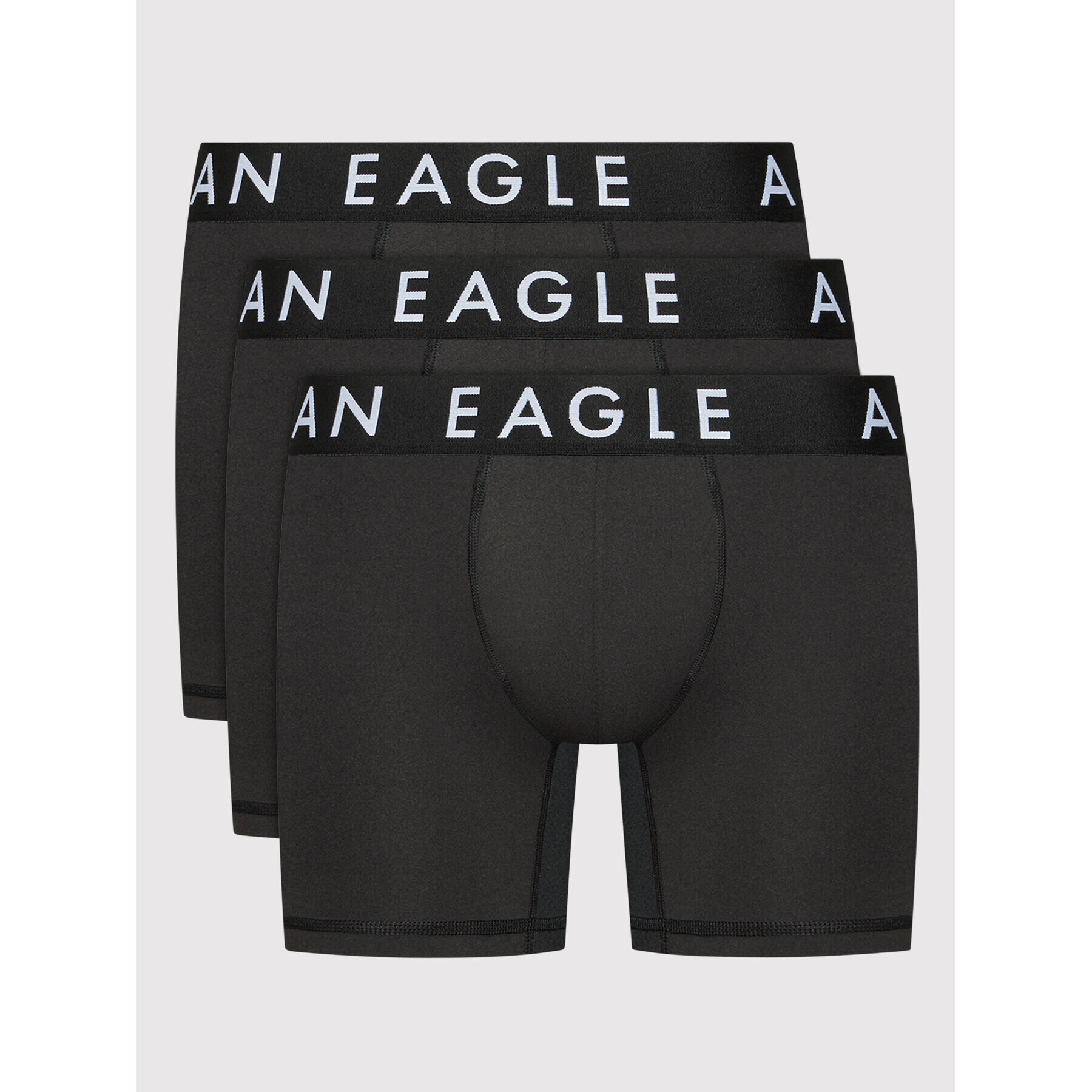 American Eagle Комплект 3 чифта боксерки 023-0236-3272 Черен - Pepit.bg