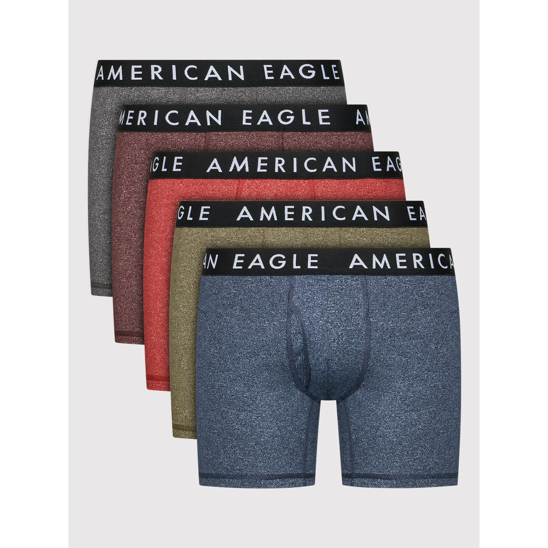 American Eagle Комплект 5 чифта боксери 023-0235-3371 Цветен - Pepit.bg