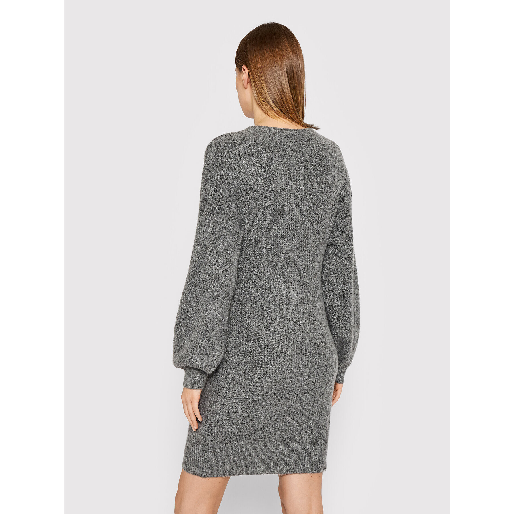 American Eagle Плетена рокля 039-1399-5454 Сив Regular Fit - Pepit.bg