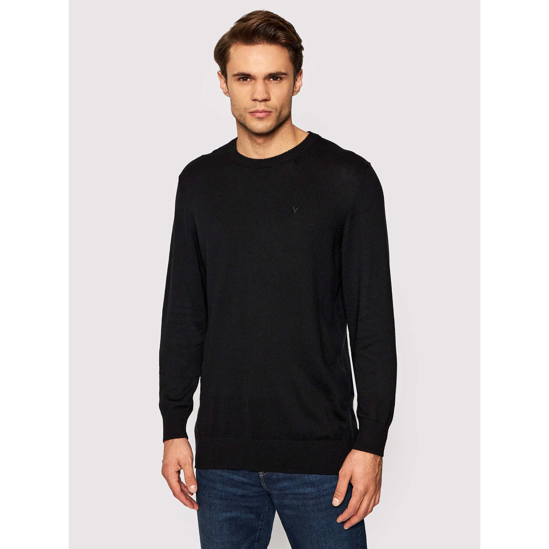 American Eagle Пуловер 014-1142-1702 Черен Regular Fit - Pepit.bg