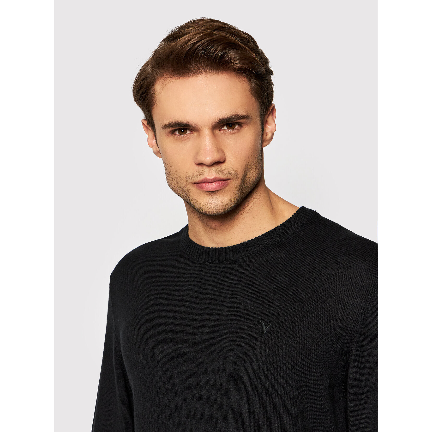 American Eagle Пуловер 014-1142-1702 Черен Regular Fit - Pepit.bg