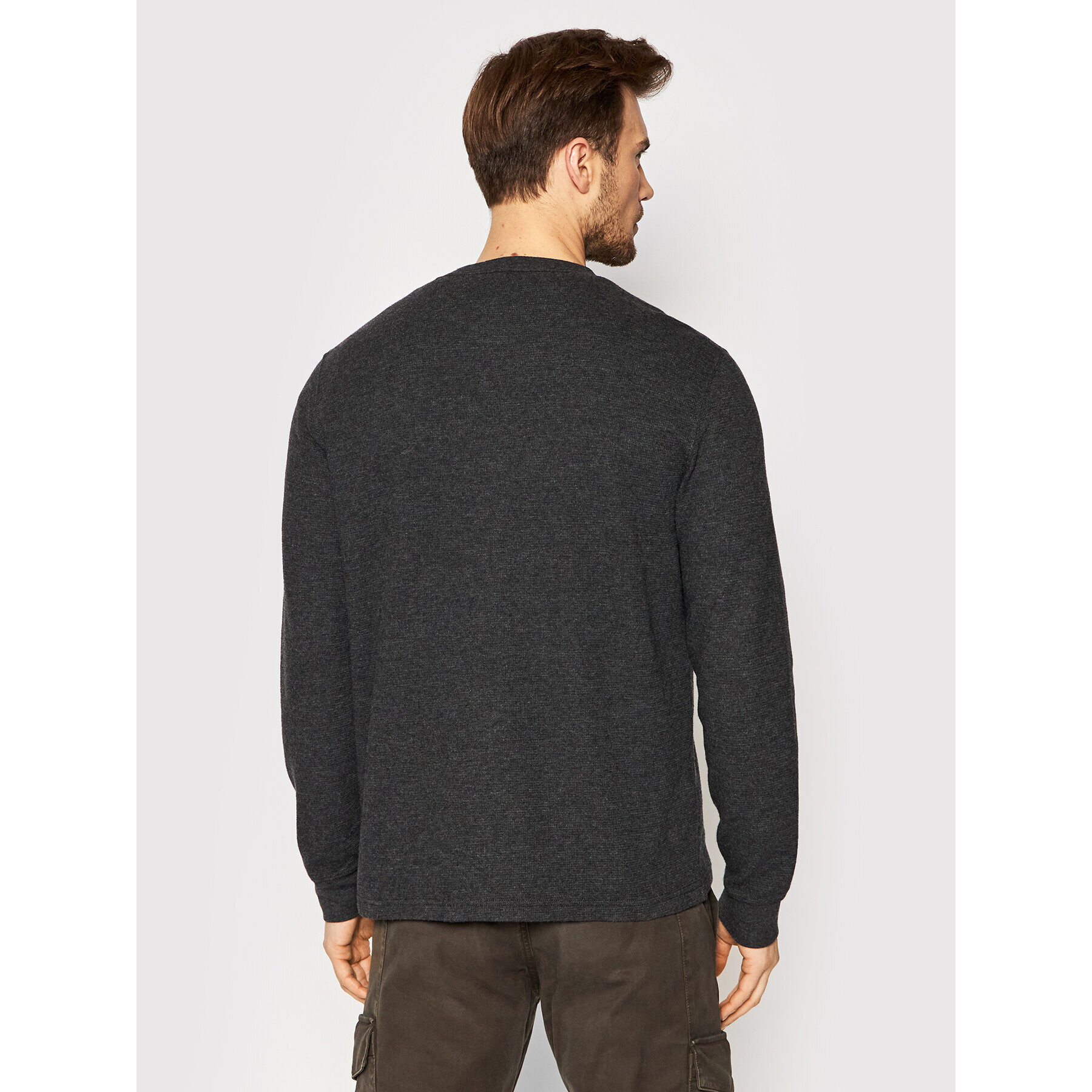 American Eagle Пуловер 017-2171-1530 Сив Standard Fit - Pepit.bg