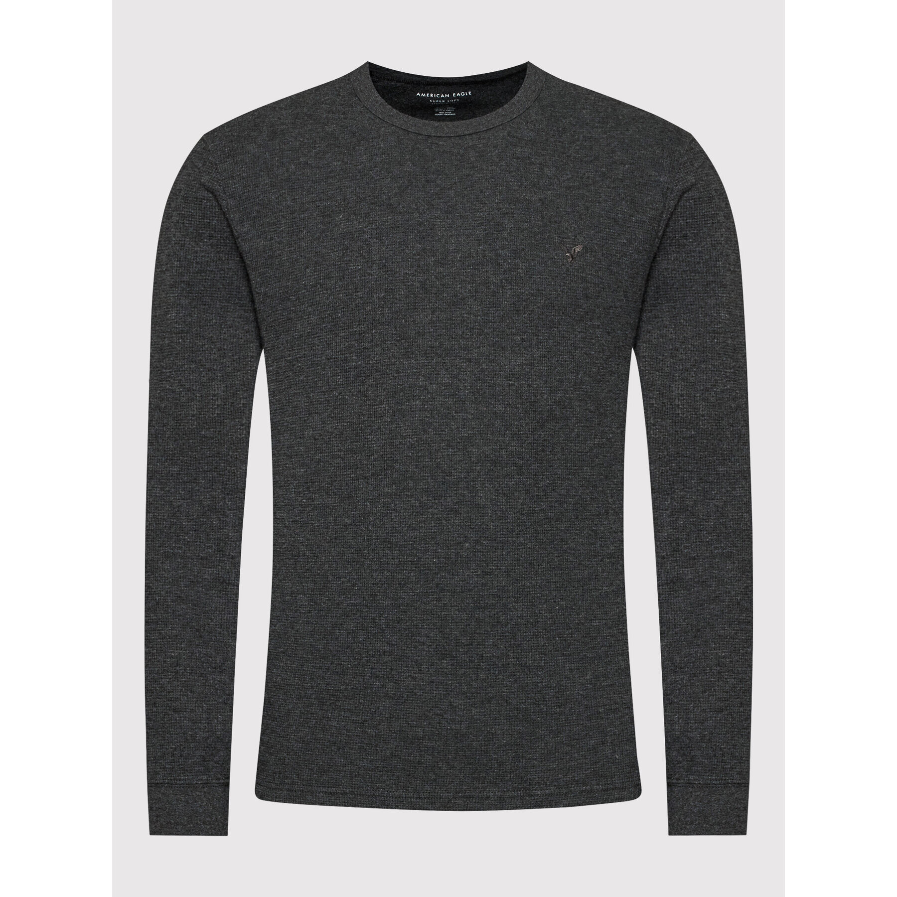 American Eagle Пуловер 017-2171-1530 Сив Standard Fit - Pepit.bg