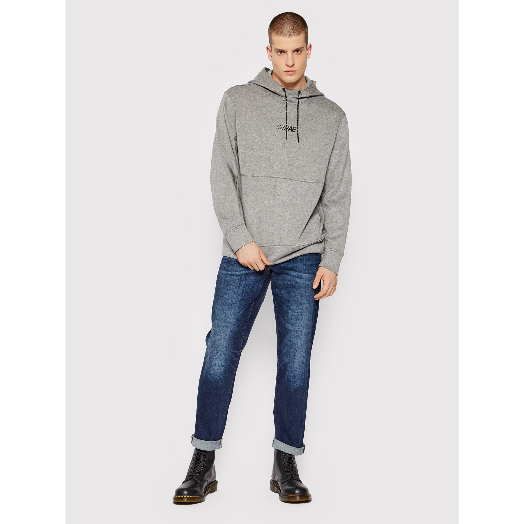 American Eagle Суитшърт 019-0193-1487 Сив Regular Fit - Pepit.bg