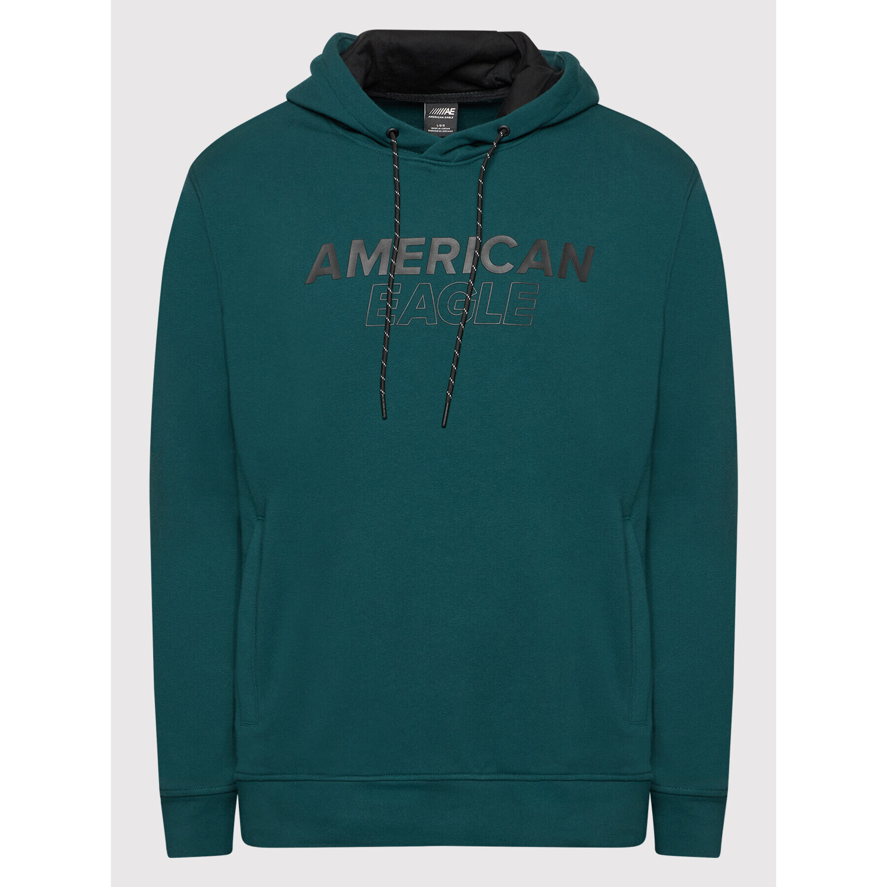 American Eagle Суитшърт 019-0193-1559 Зелен Regular Fit - Pepit.bg