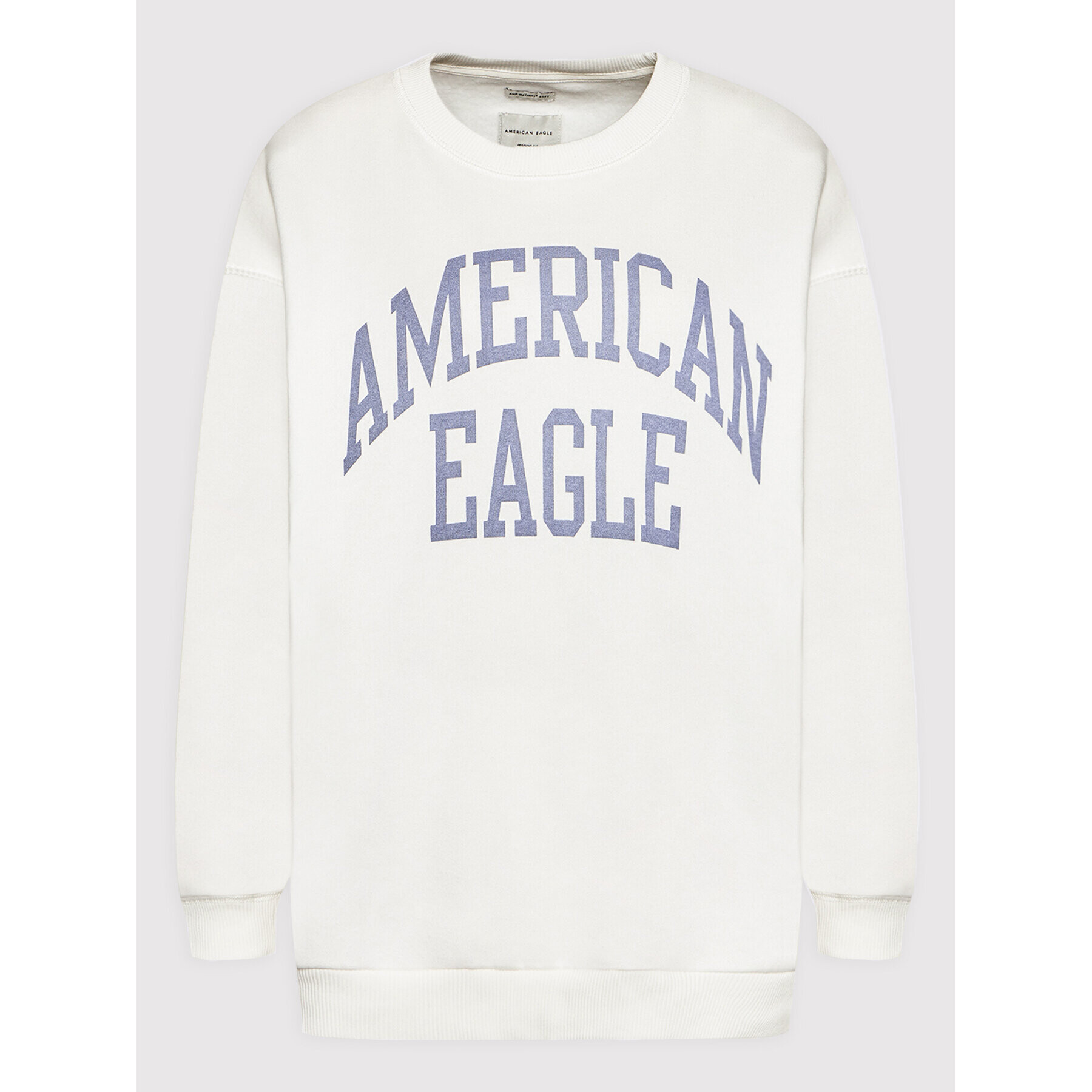 American Eagle Суитшърт 045-1457-1516 Бял Oversize - Pepit.bg