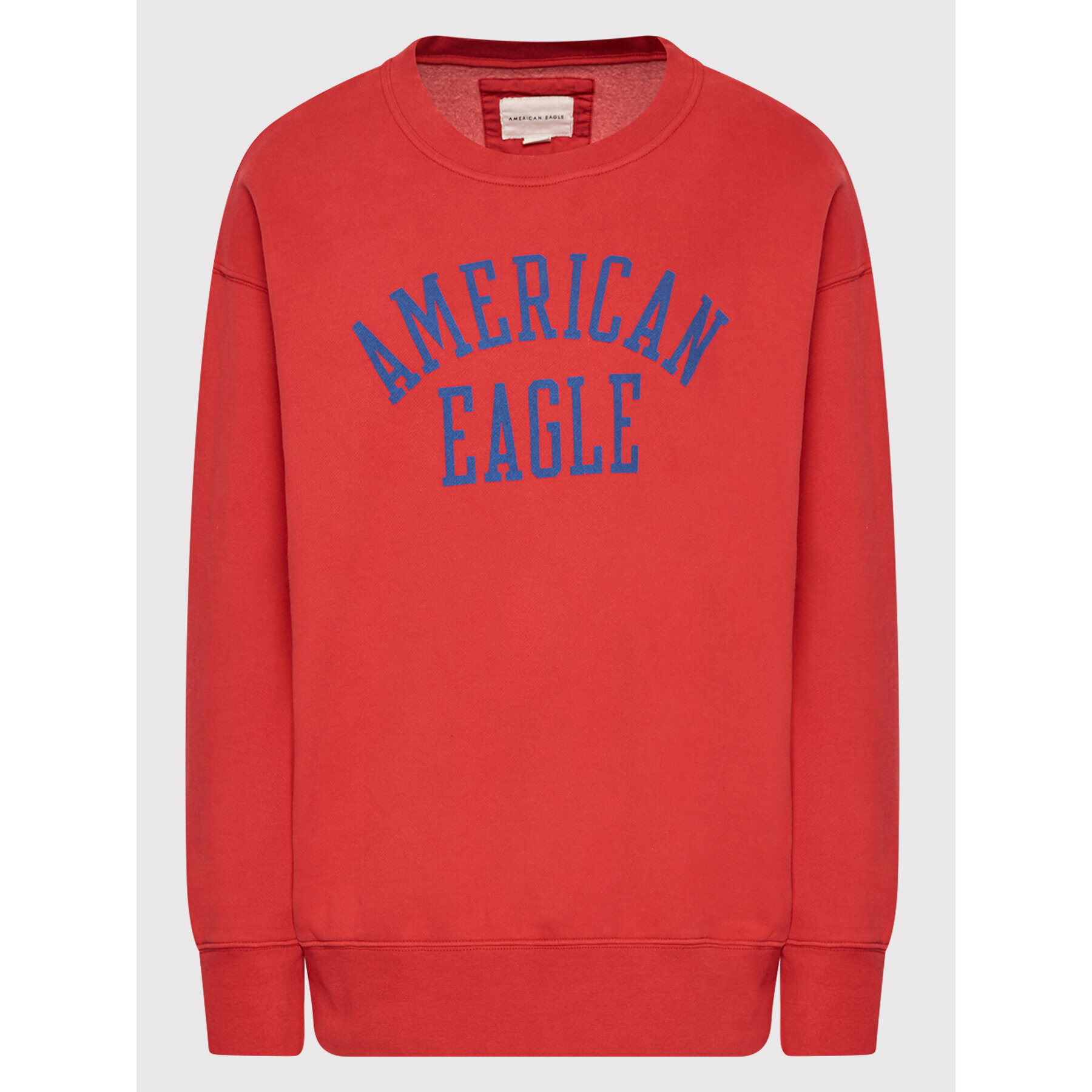 American Eagle Суитшърт 045-1457-1671 Червен Relaxed Fit - Pepit.bg