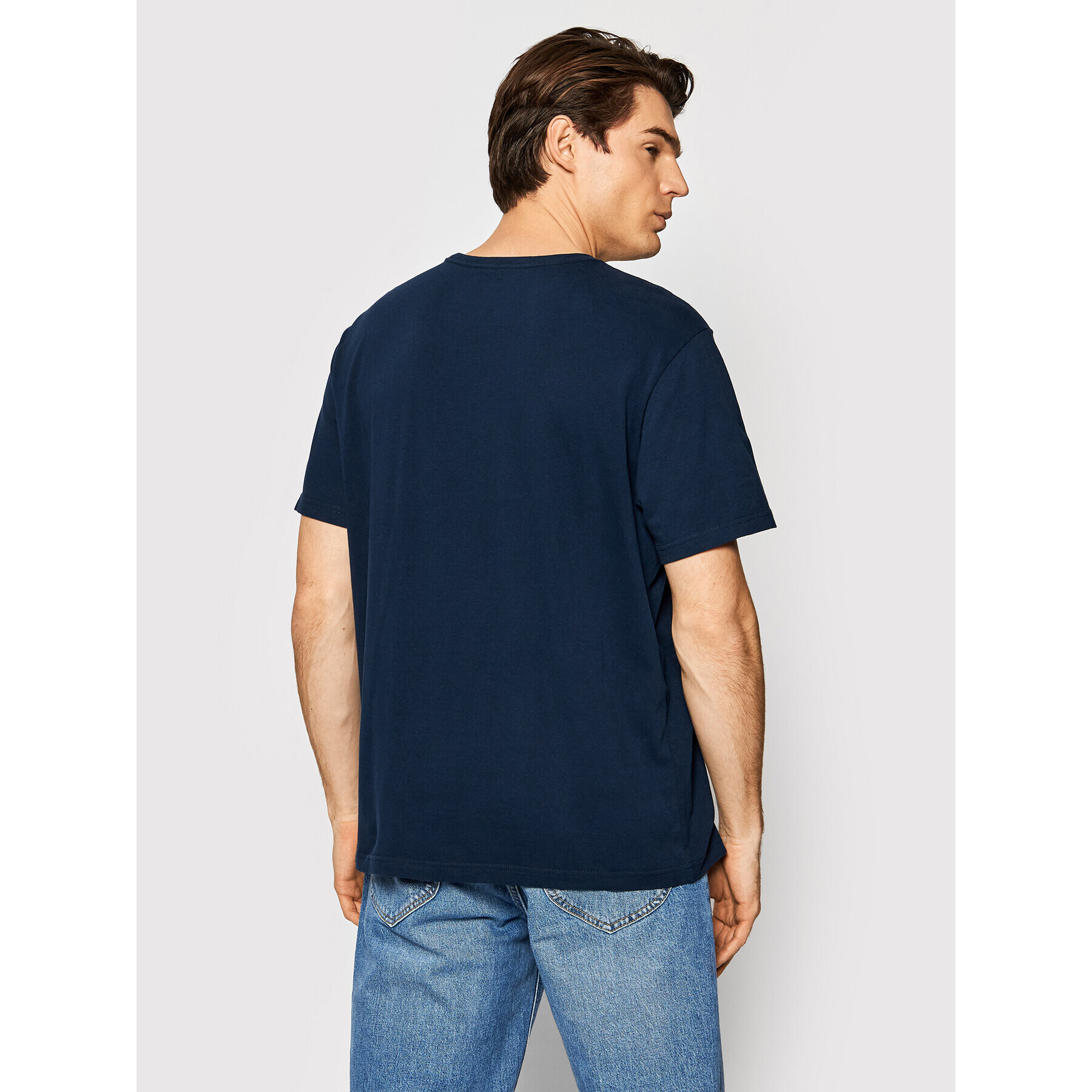 American Eagle Тишърт 017-0181-5492 Тъмносин Regular Fit - Pepit.bg