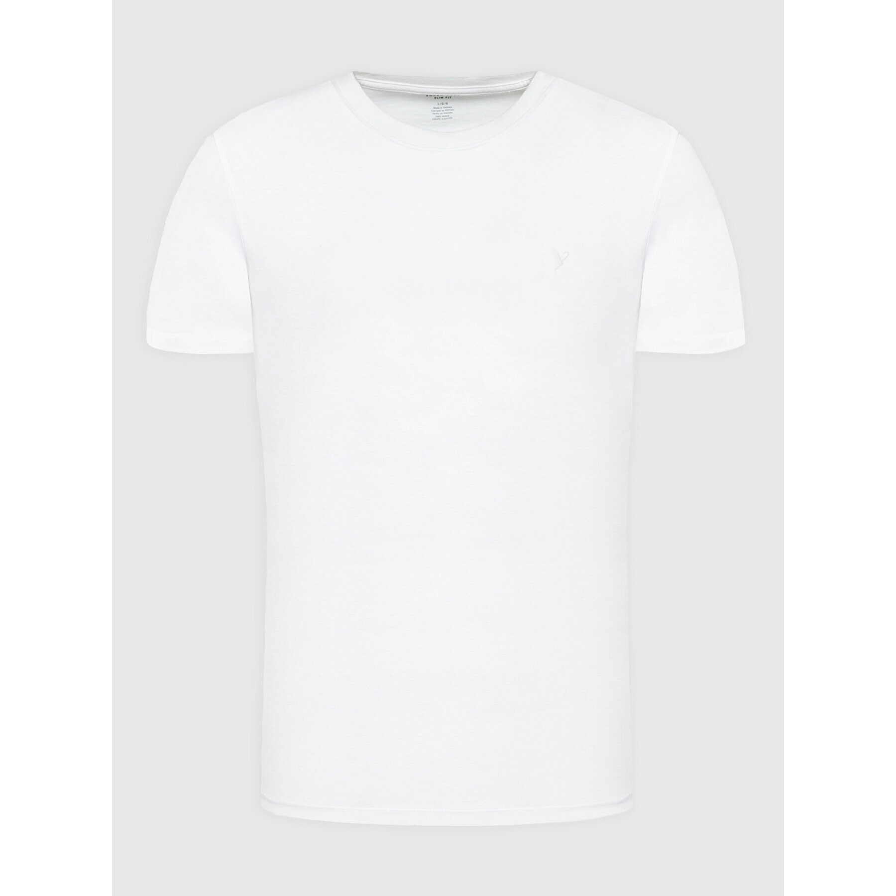 American Eagle Тишърт 017-1162-1540 Бял Slim Fit - Pepit.bg